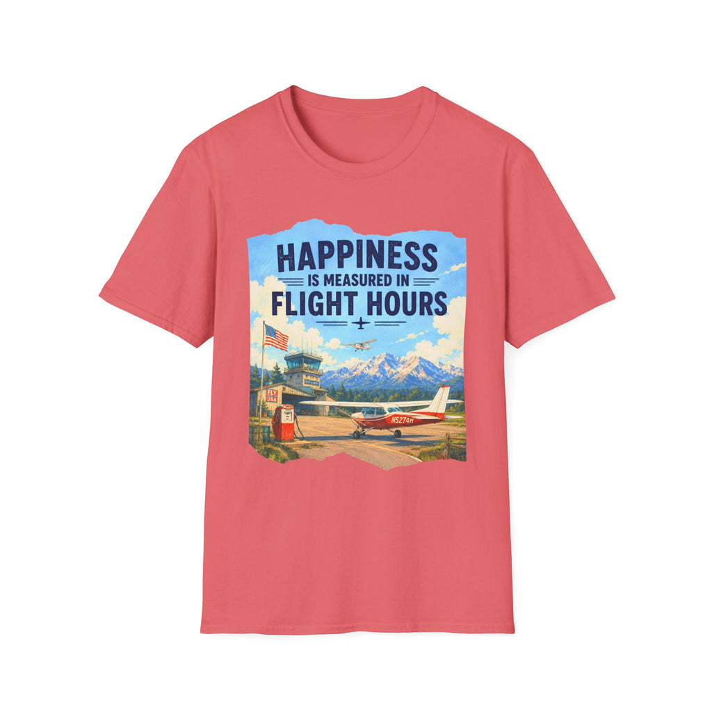 Happiness is Measured in Flight Hours T-Shirt