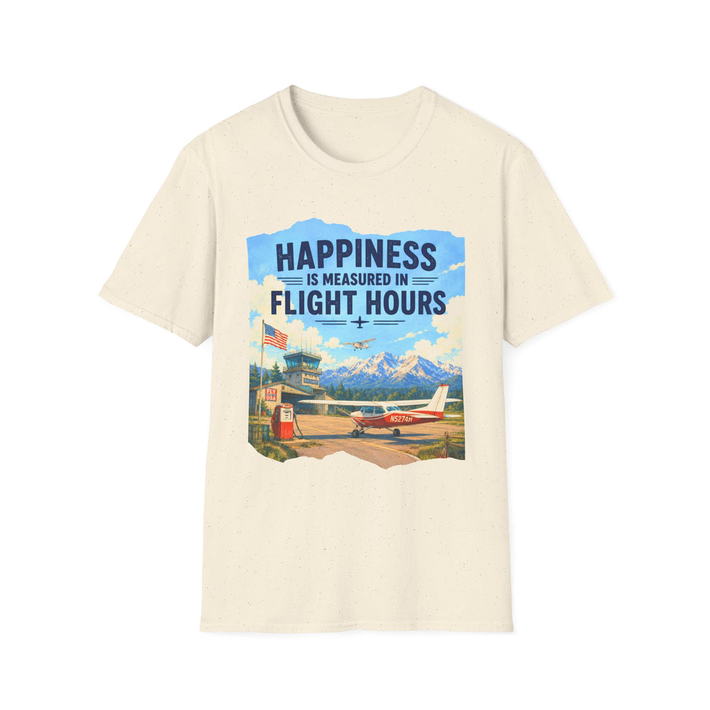 Happiness is Measured in Flight Hours T-Shirt