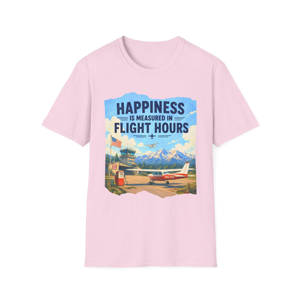 Happiness is Measured in Flight Hours T-Shirt