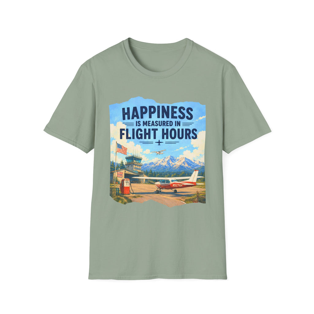 Happiness is Measured in Flight Hours T-Shirt