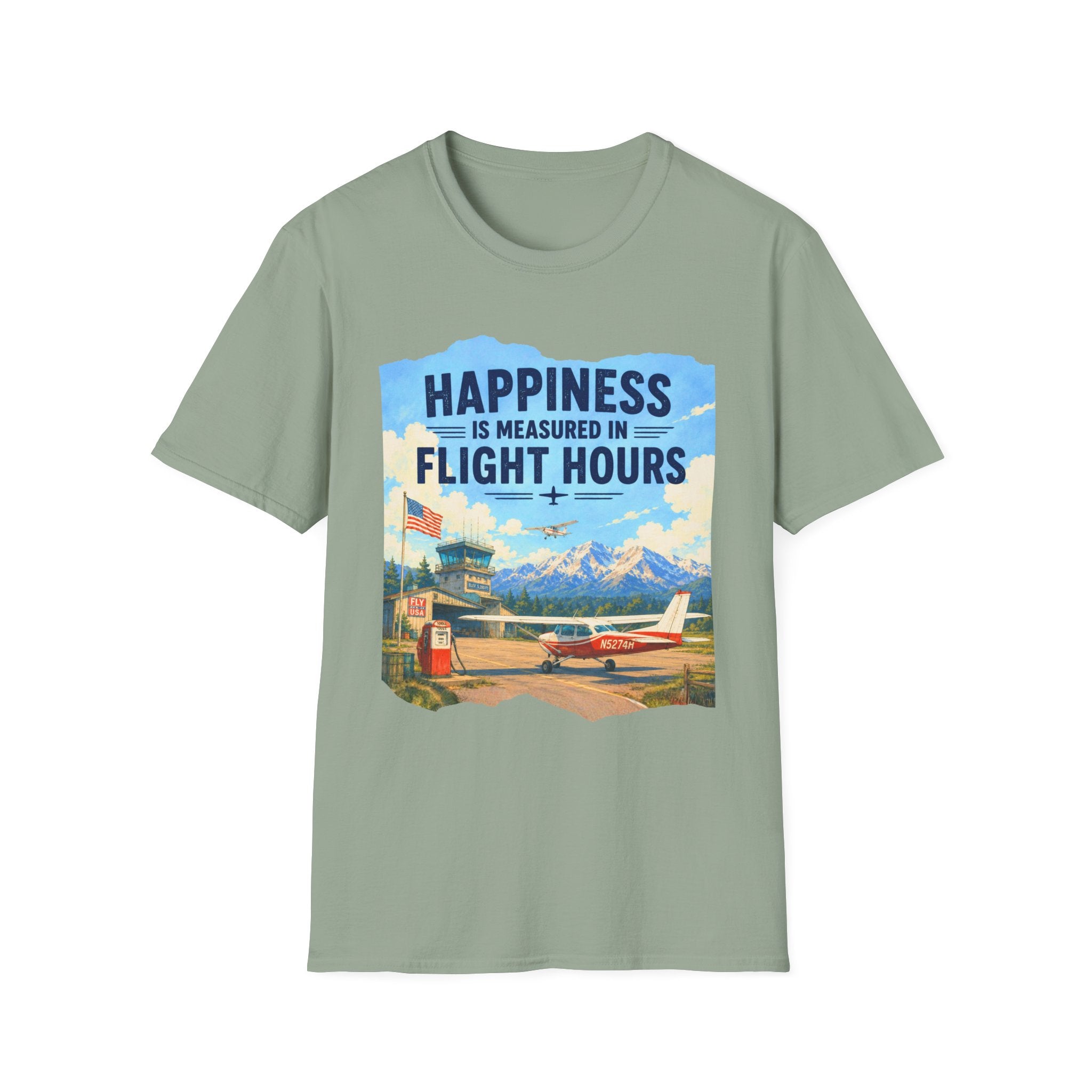 Happiness is Measured in Flight Hours T-Shirt