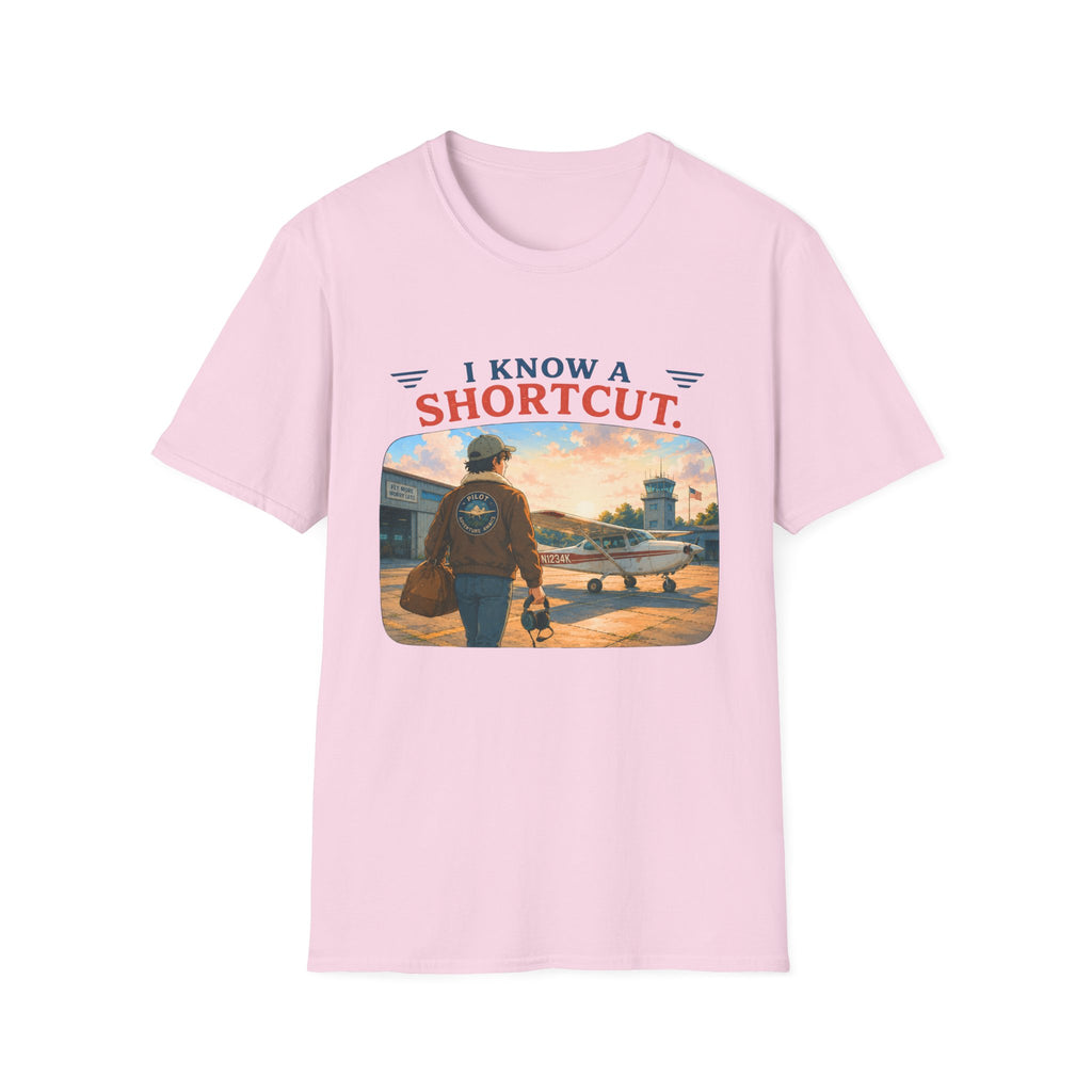 I Know a Shortcut Airplane T-Shirt