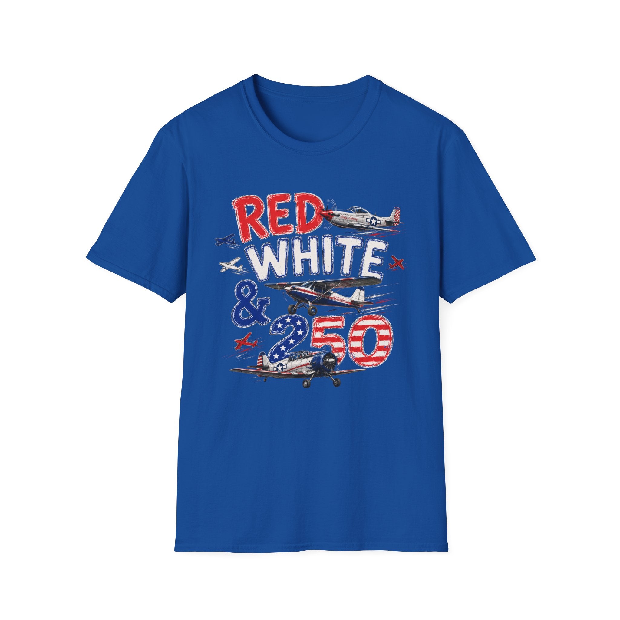 Red White and Airplanes T-Shirt