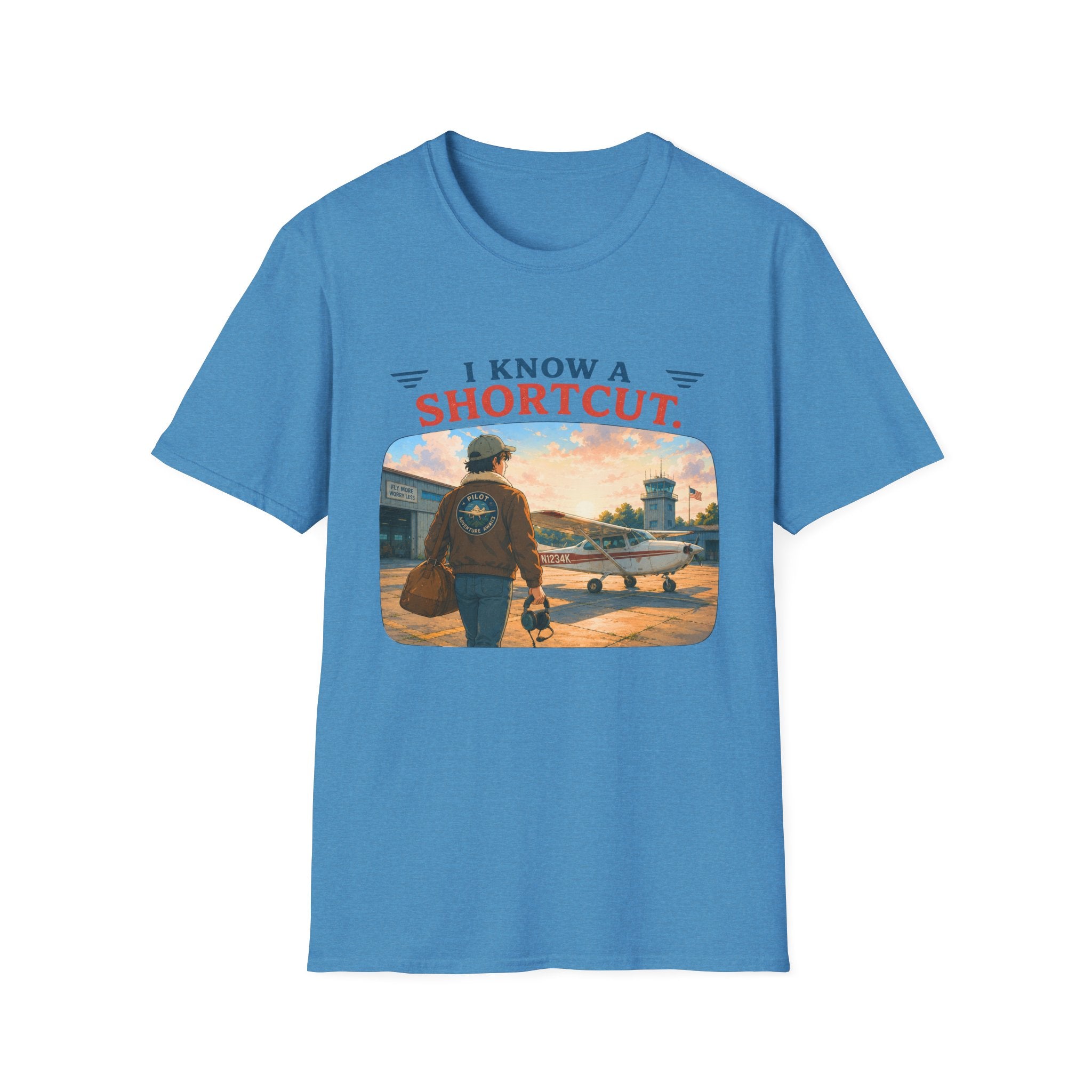 I Know a Shortcut Airplane T-Shirt