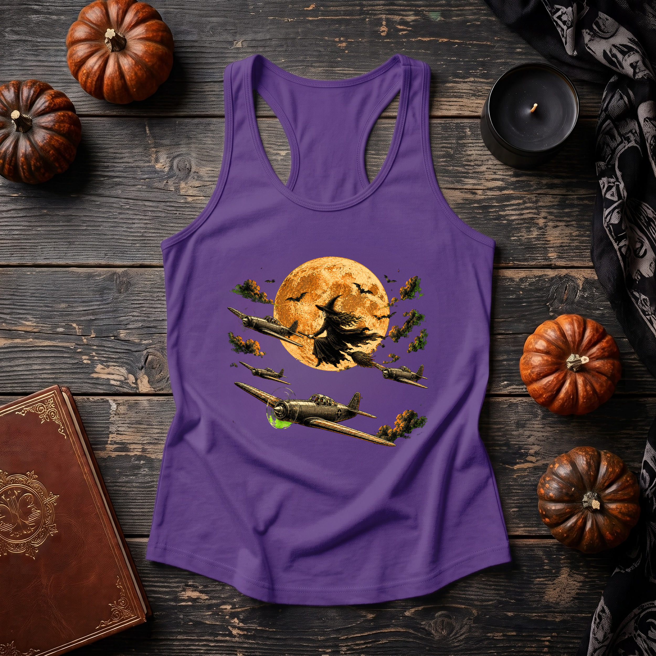 Halloween Full Moon Women's Tank Top