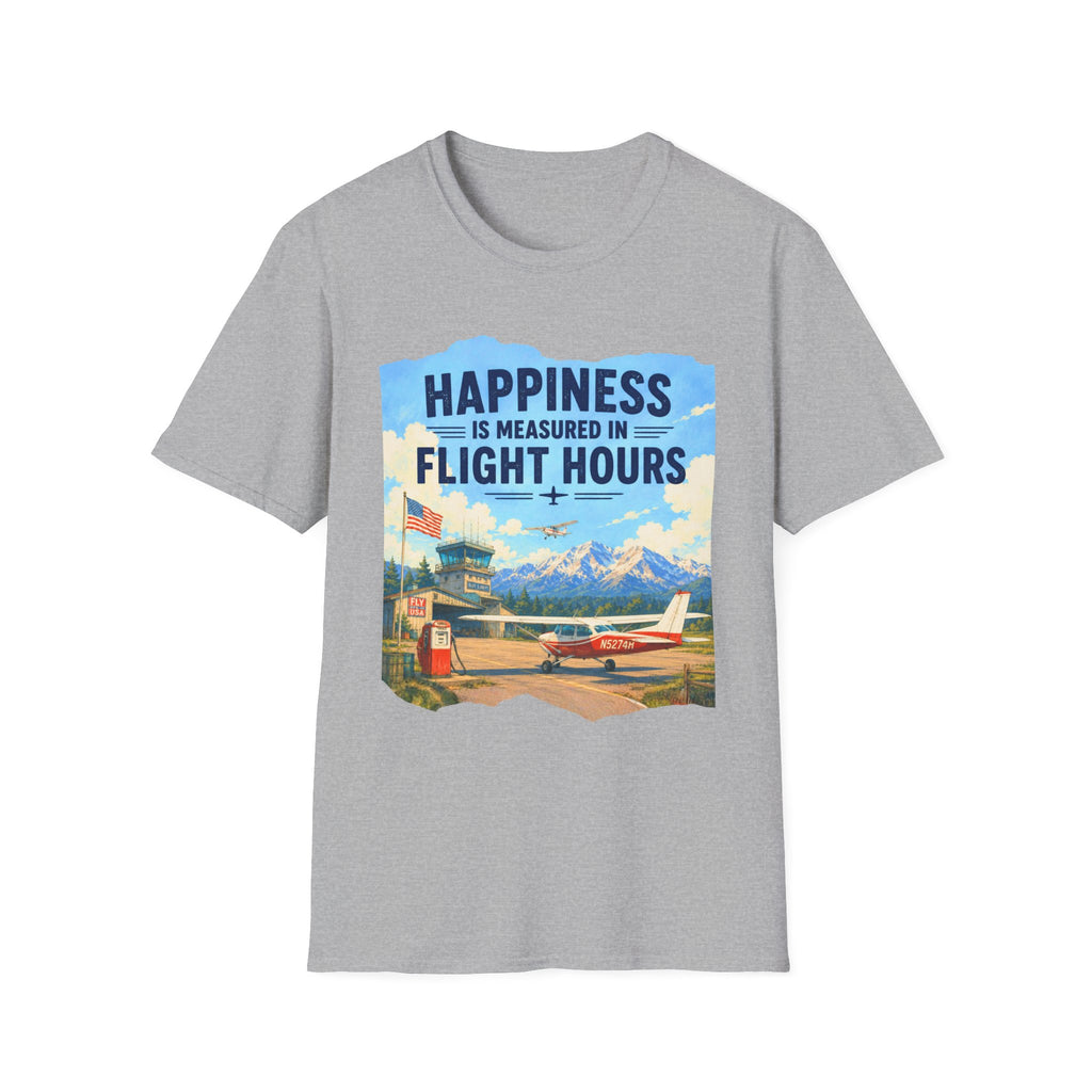 Happiness is Measured in Flight Hours T-Shirt