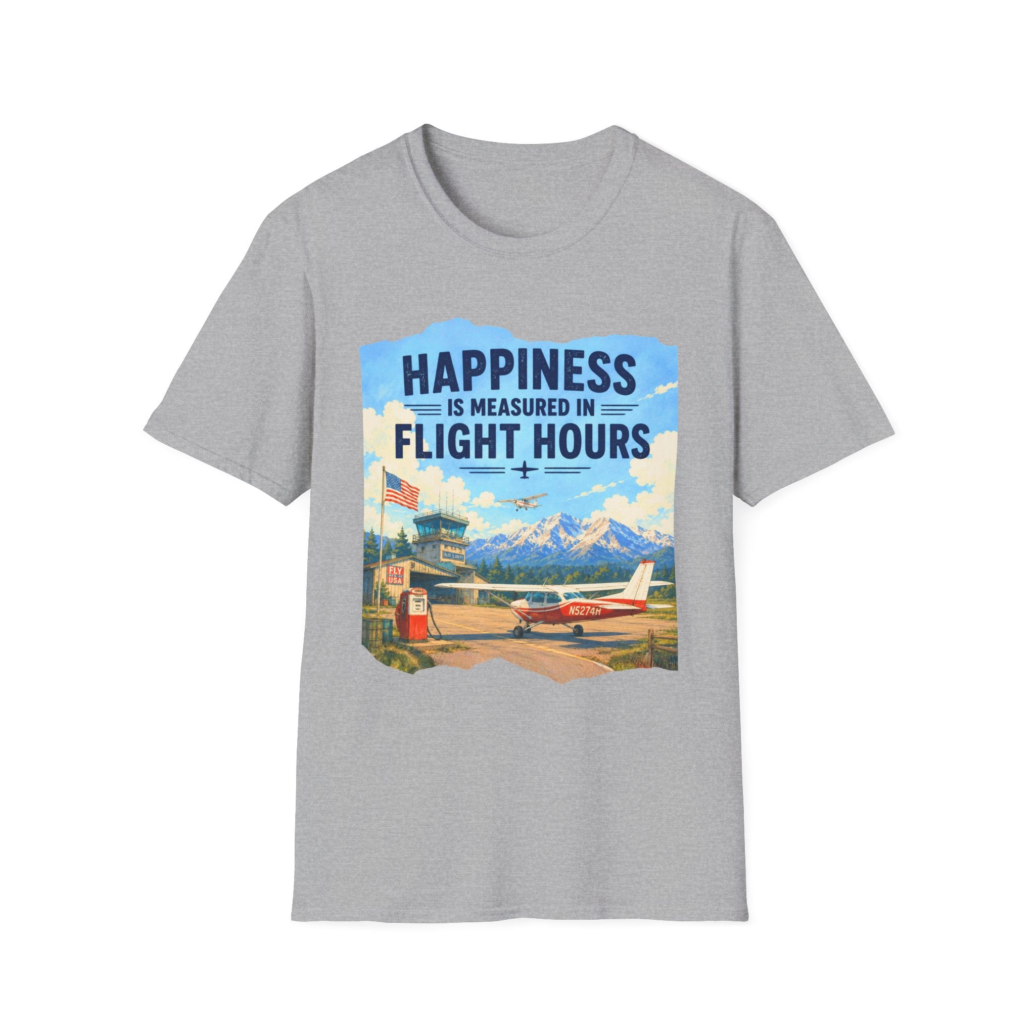 Happiness is Measured in Flight Hours T-Shirt