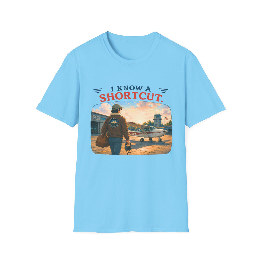 I Know a Shortcut Airplane T-Shirt