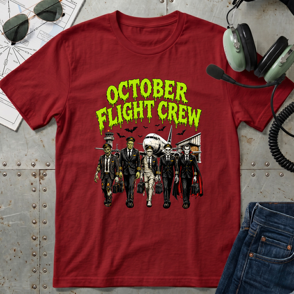 October Flight Crew Halloween T-Shirt