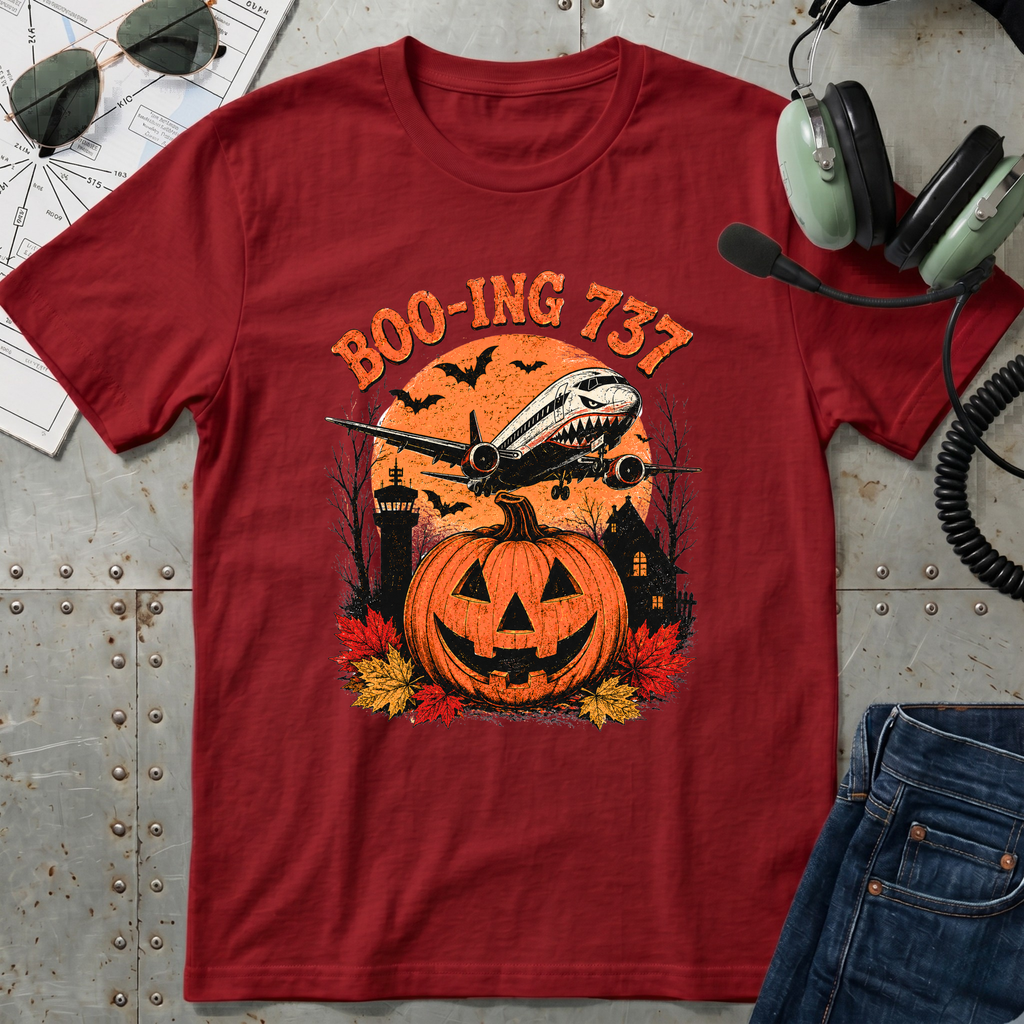 Boo-ing 737 Halloween T-Shirt