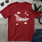 Bat Wings Airplane II - Halloween T-Shirt