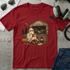 Cute Ghost & Pumpkin - Halloween T-Shirt