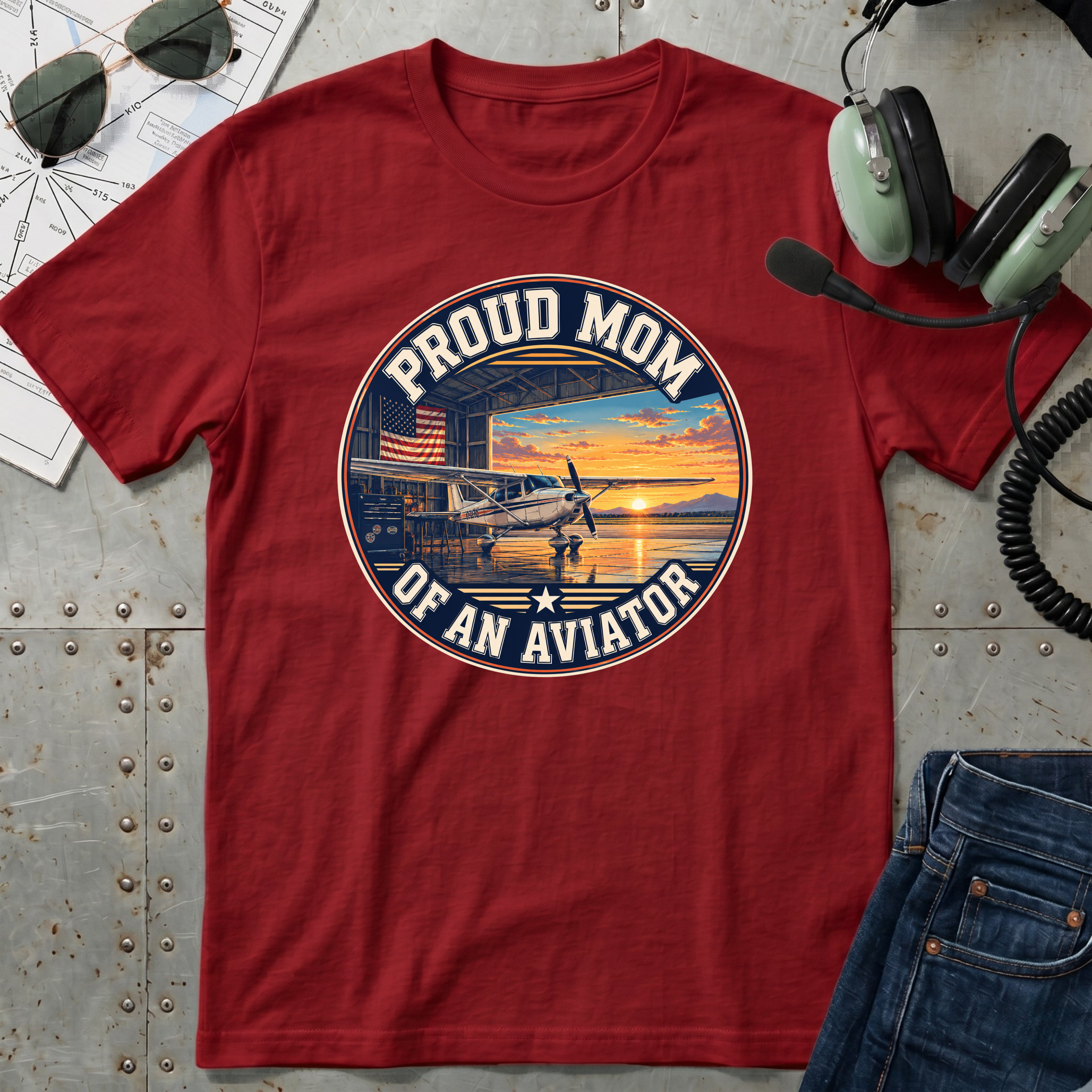 Proud Mom of an Aviator T-Shirt