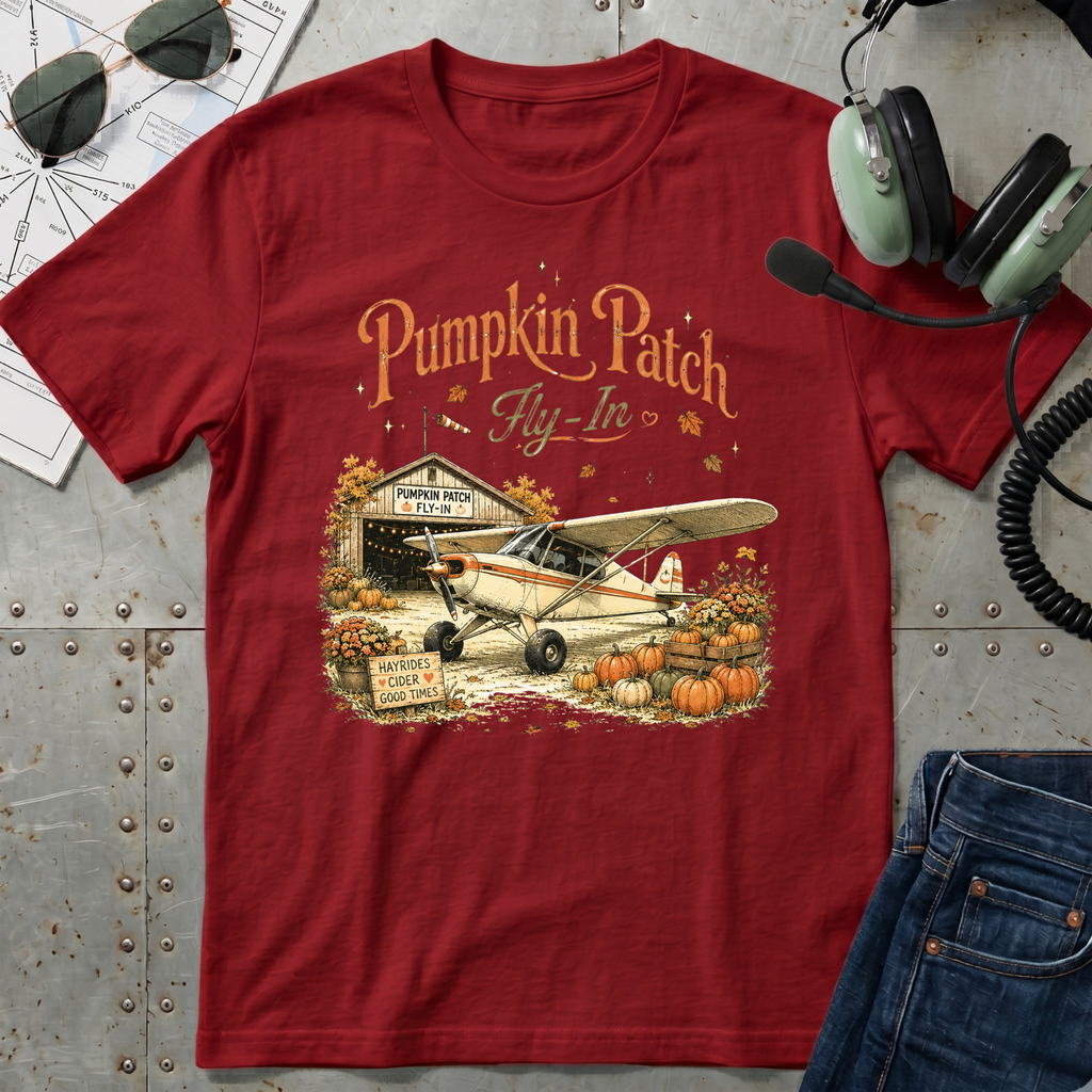 Pumpkin Patch Fly-In Halloween T-Shirt