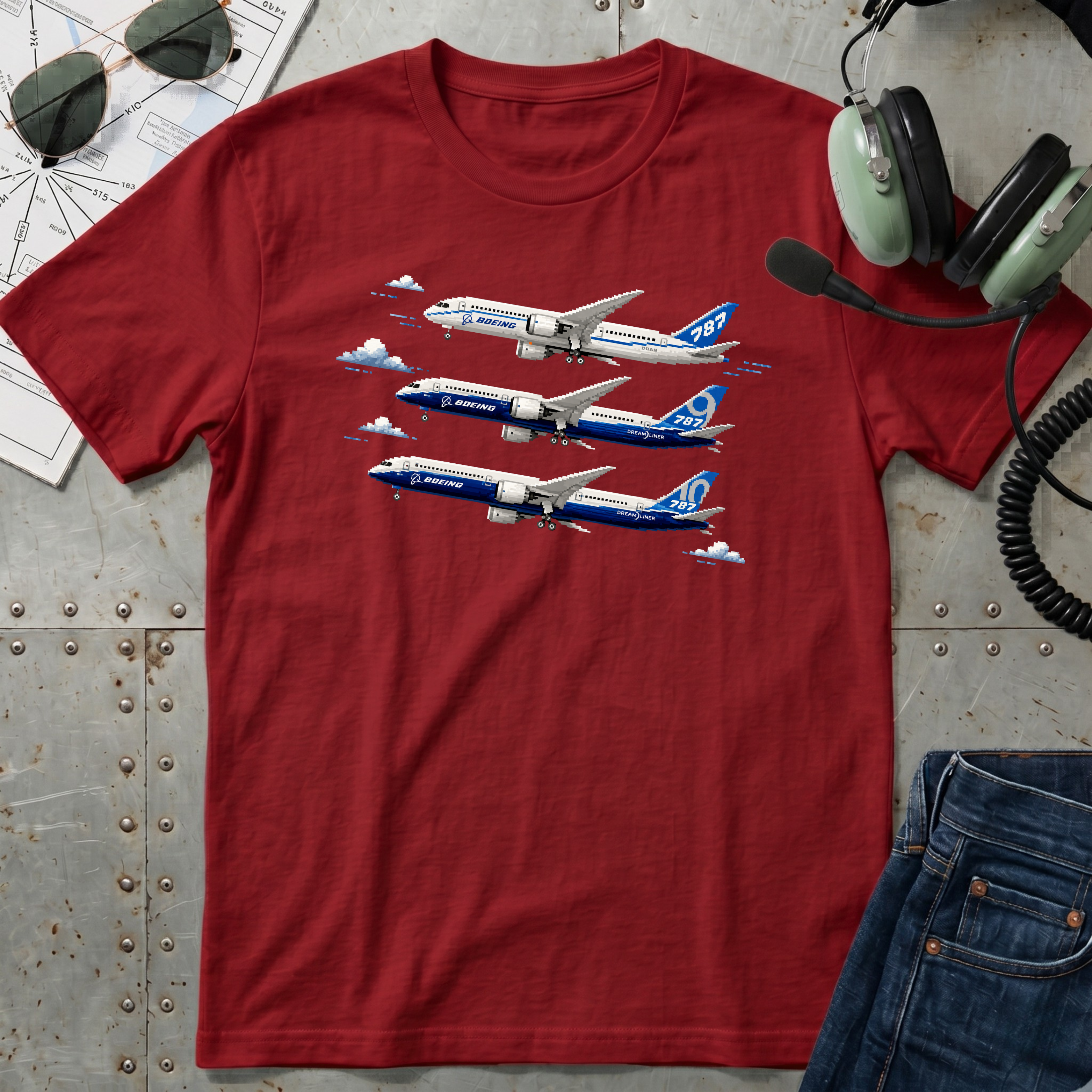 787 Airplane T-Shirt