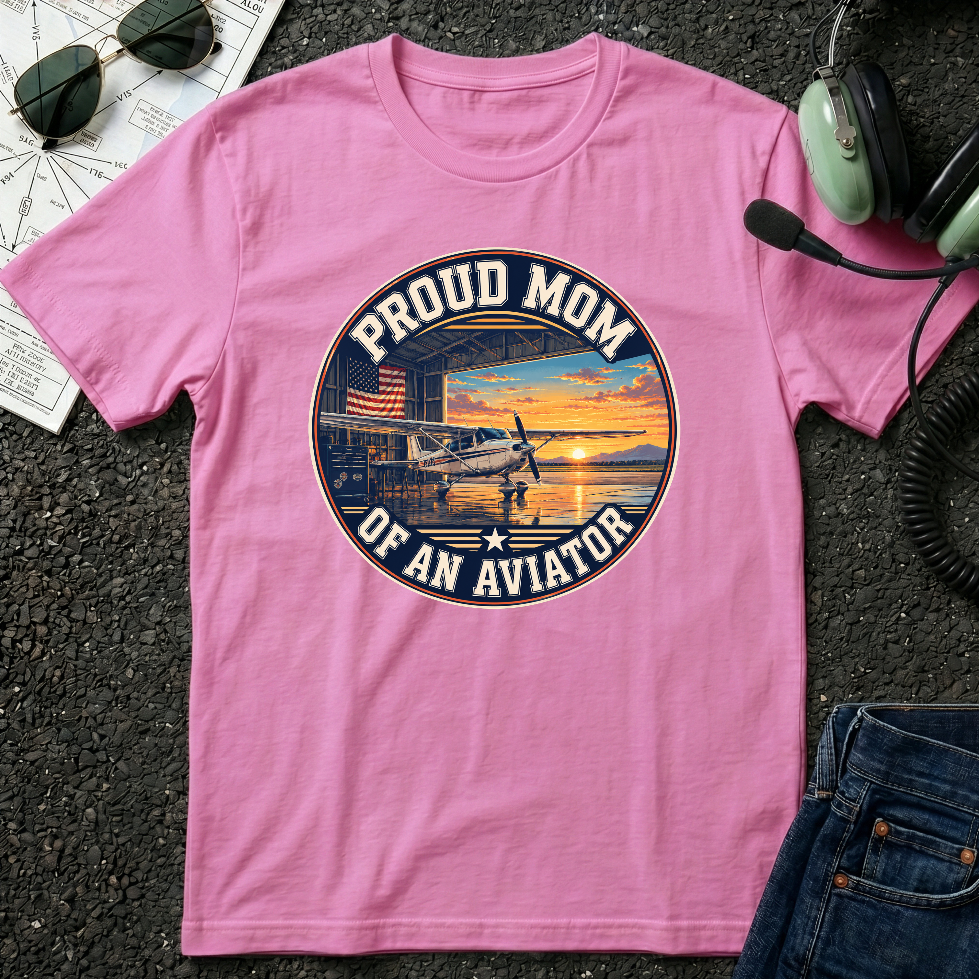 Proud Mom of an Aviator T-Shirt