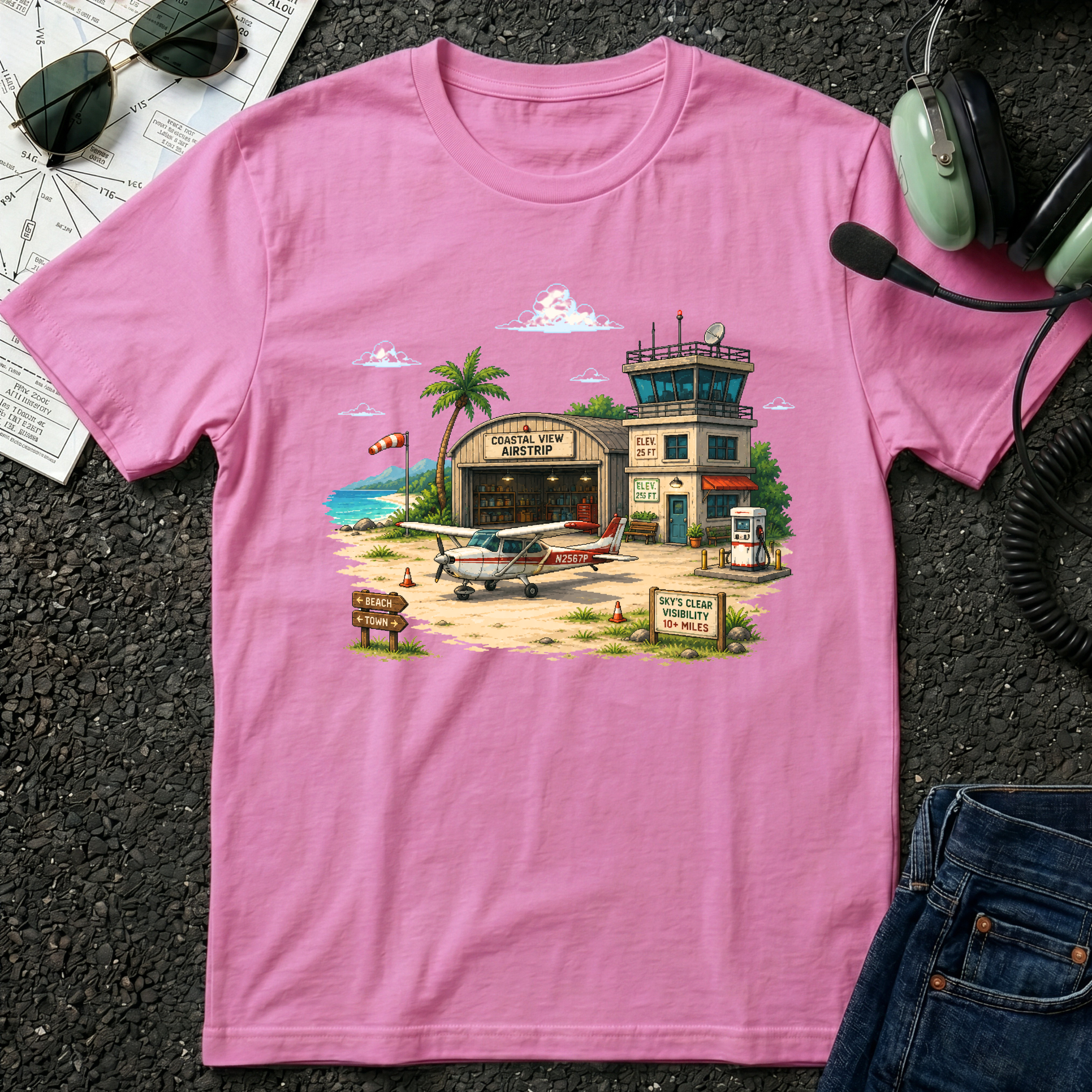 Beach Airport T-Shirt