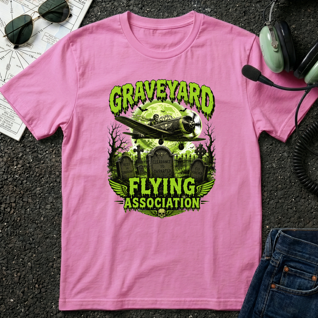 Graveyard Flying Association - Halloween T-Shirt