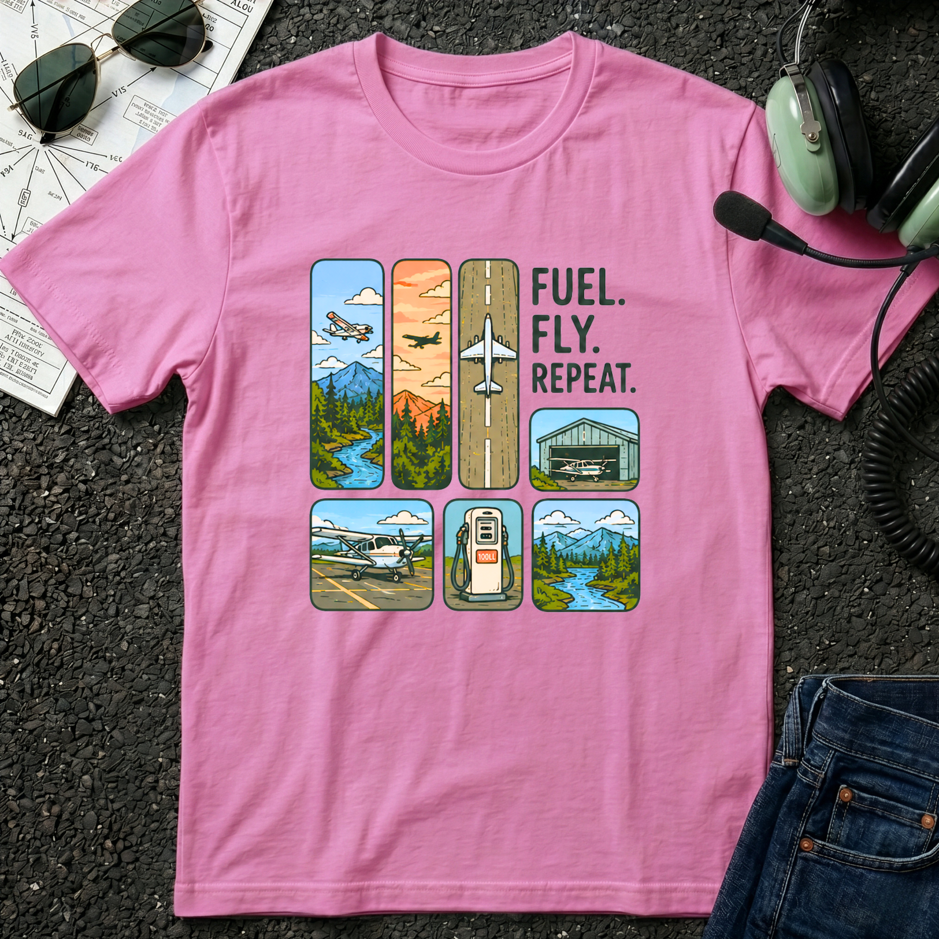 Fuel Fly Repeat Graphik T-Shirt