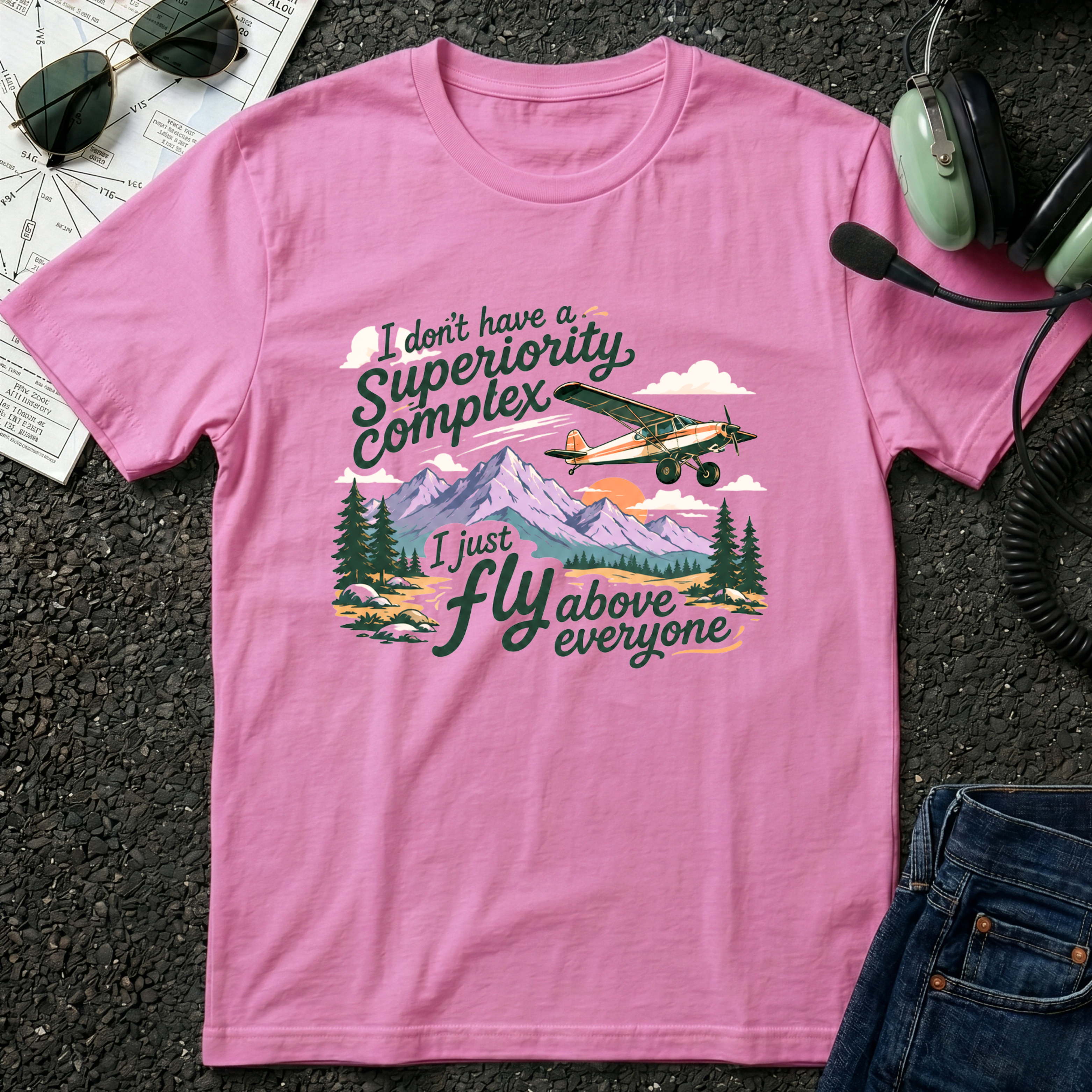Fly Above Taildragger T-Shirt