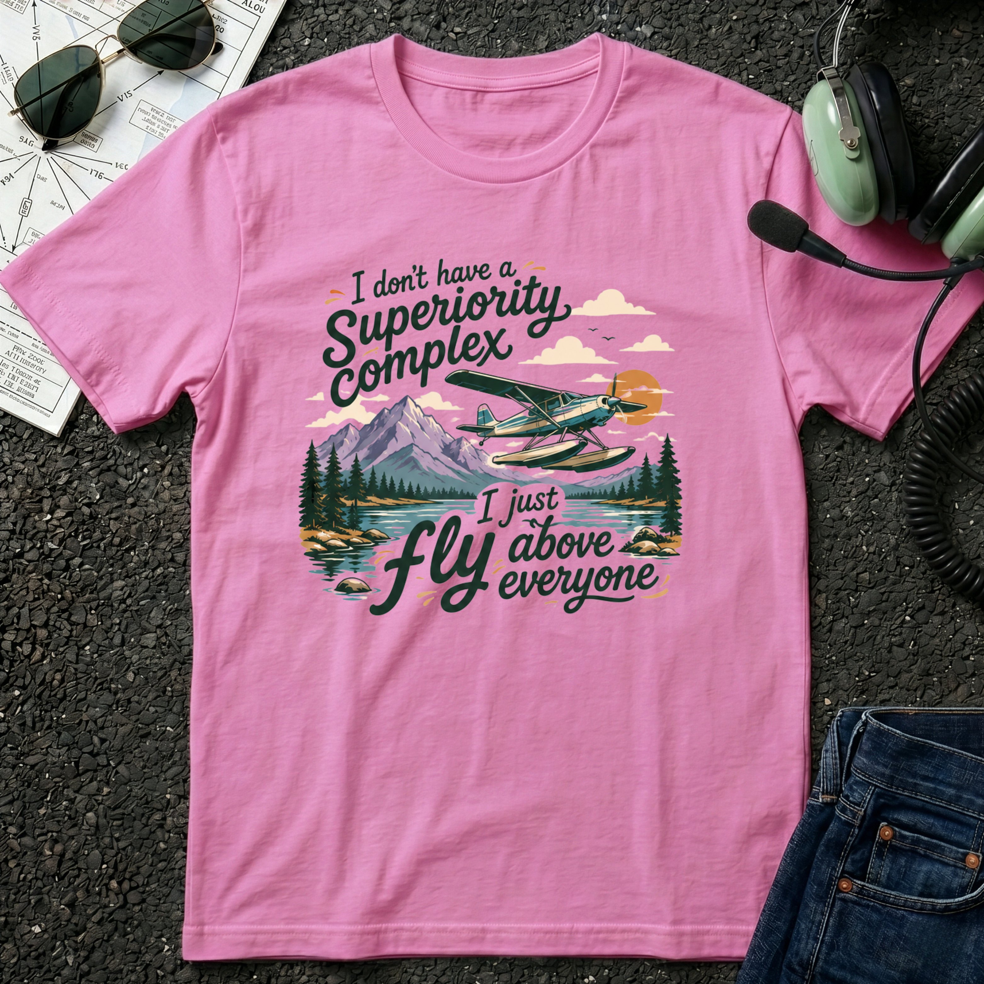 Fly Above Seaplane T-Shirt