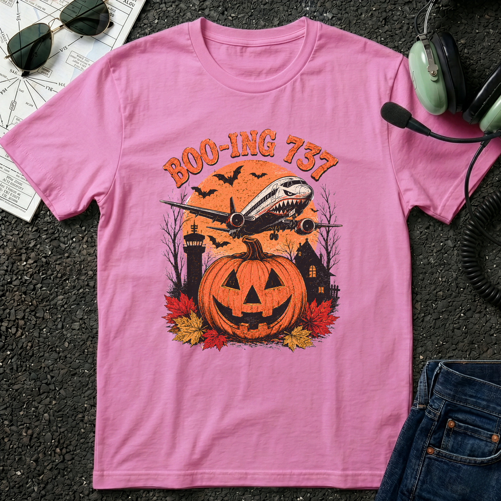 Boo-ing 737 Halloween T-Shirt