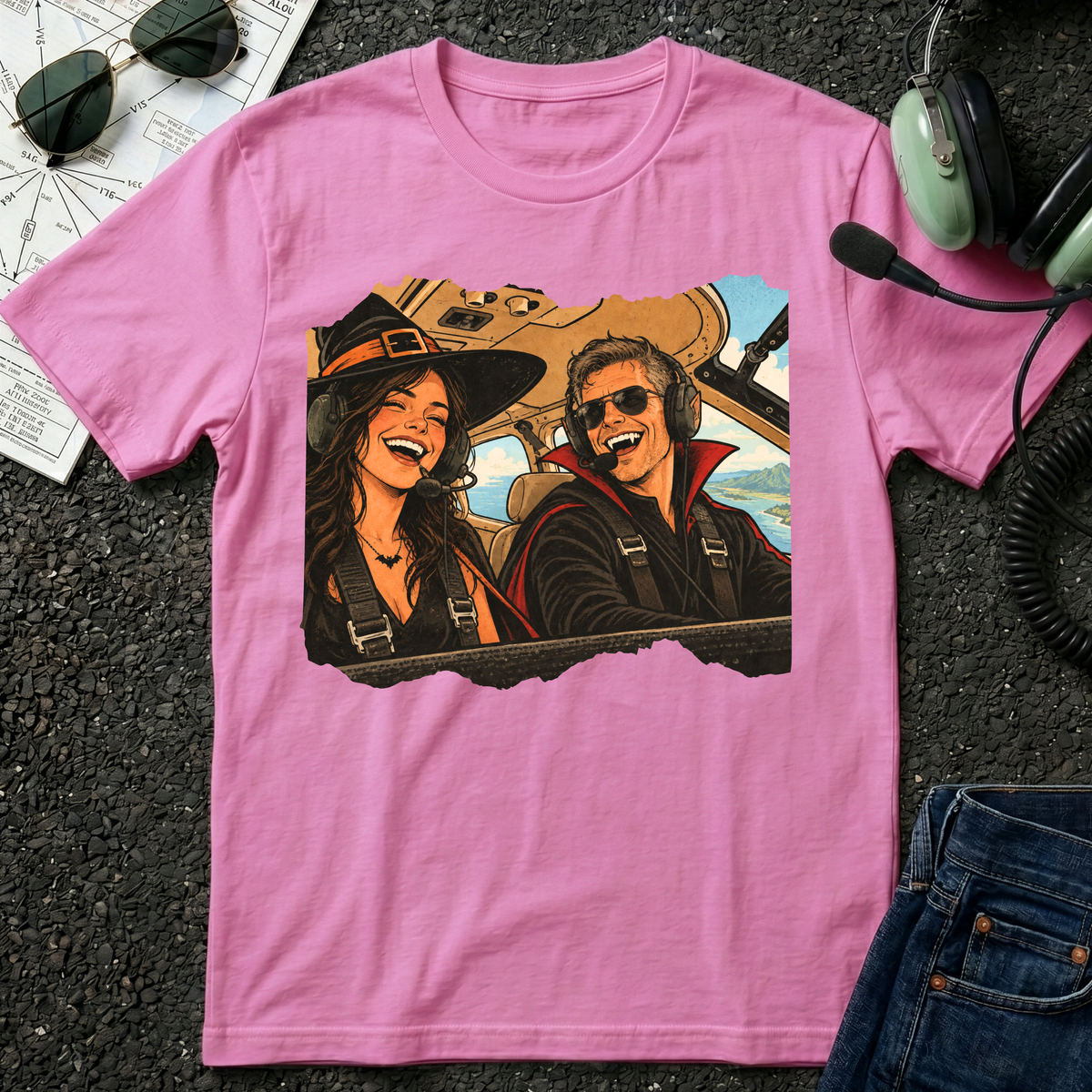 Halloween Couple T‑Shirt