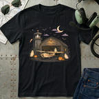 Spooky Night Airfield Halloween T-Shirt