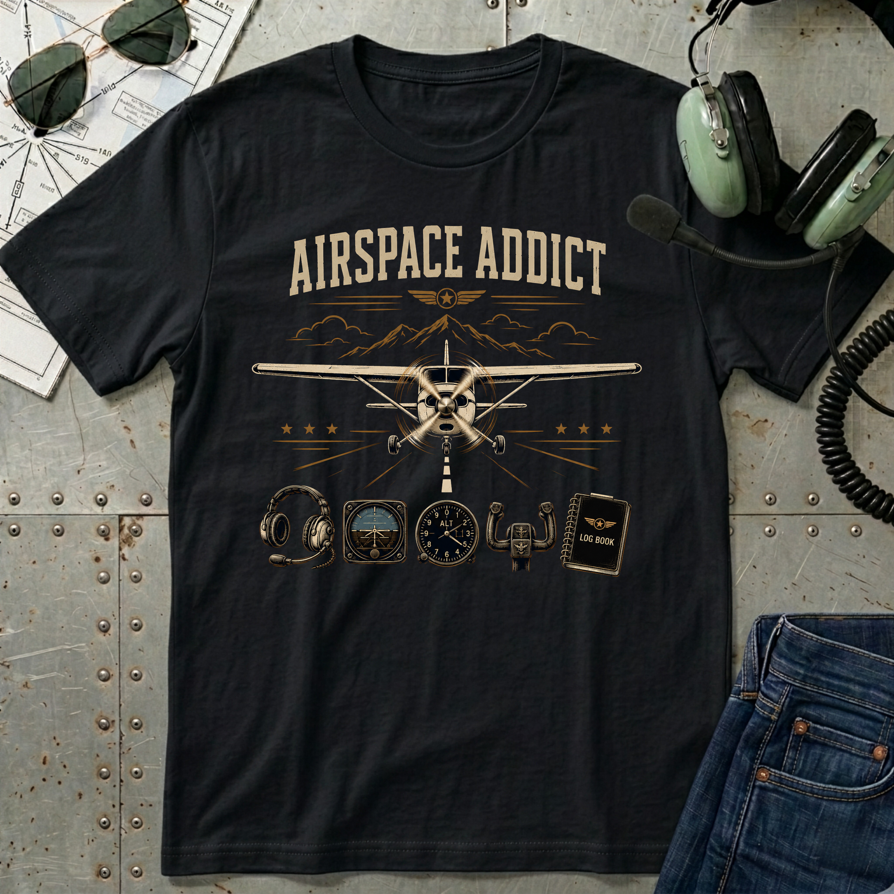 Airspace Addict Graphic T-Shirt