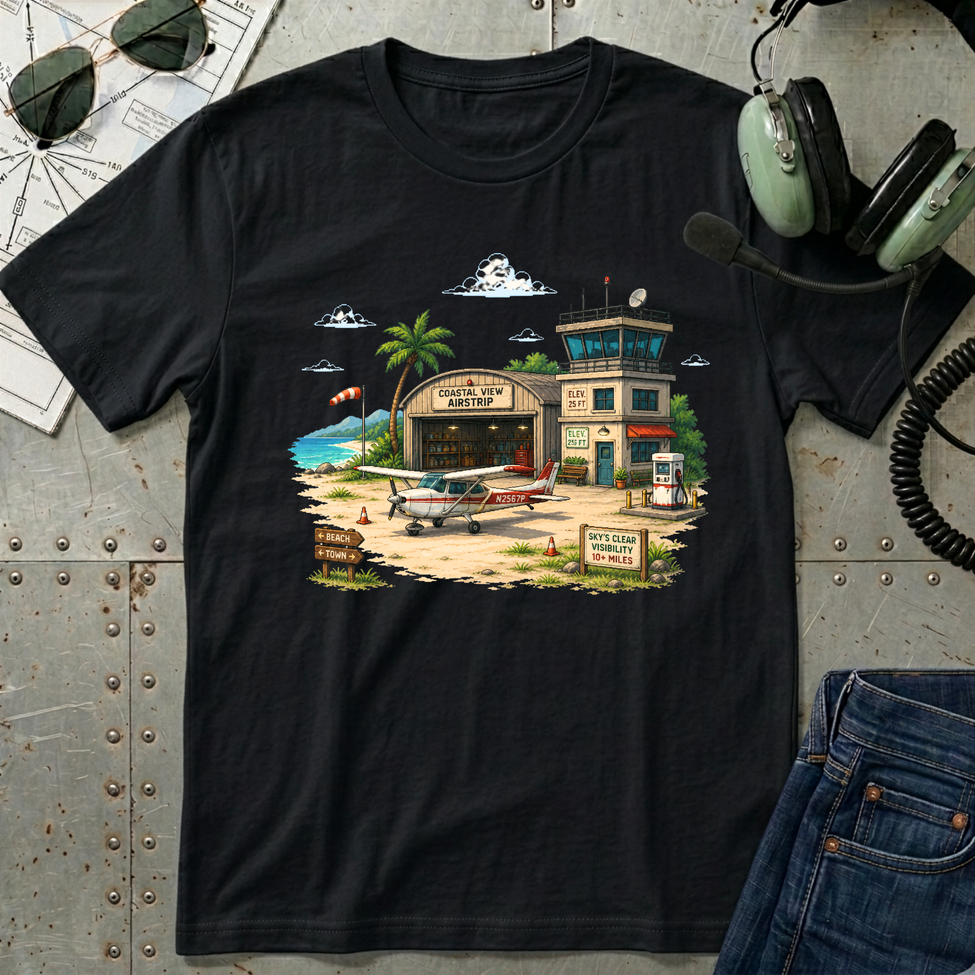 Beach Airport T-Shirt