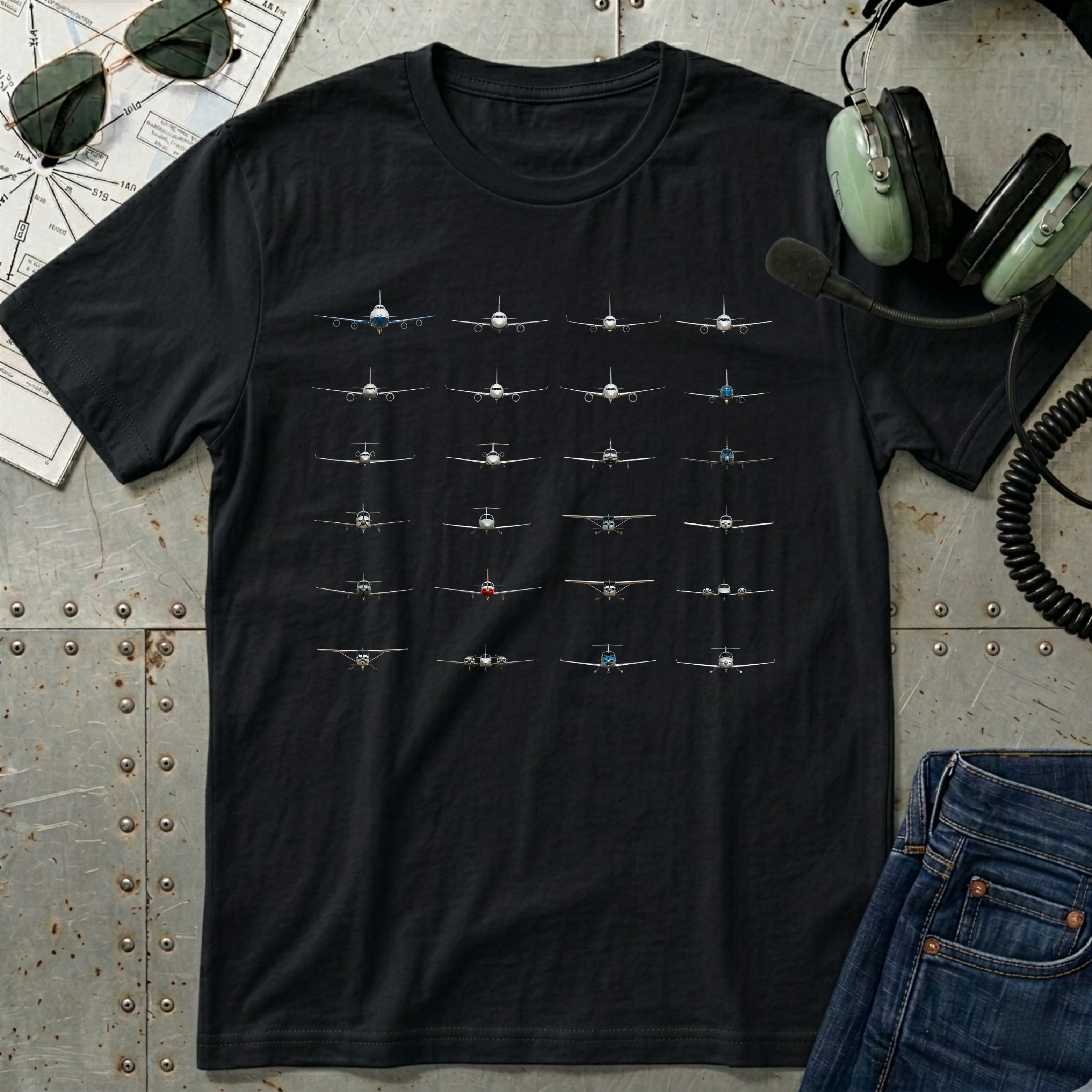Realistic Airplanes T-Shirt