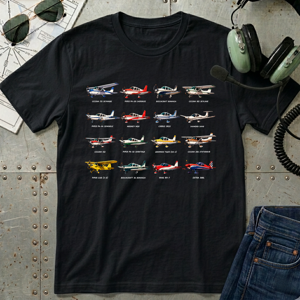 Airplanes All Around T-shirt