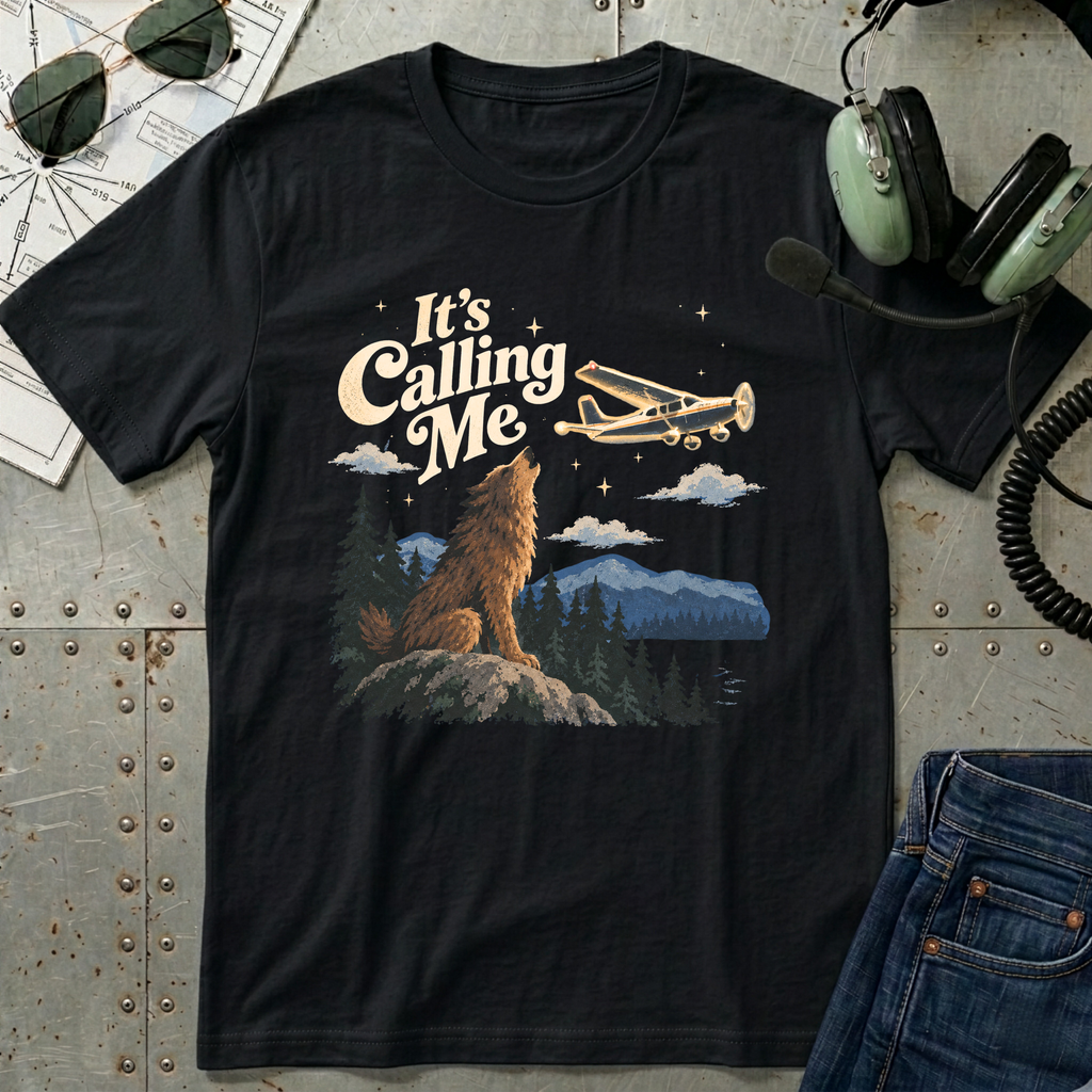 It's Calling Me - Airplane T-shirt