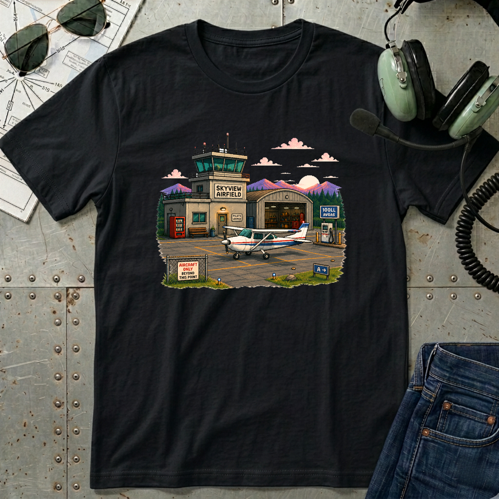 Sunset Airfield T-Shirt