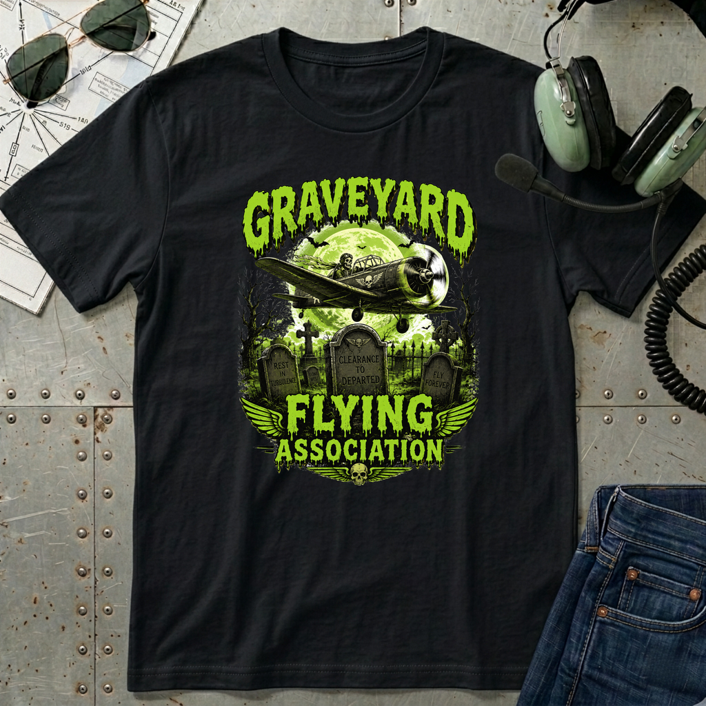 Graveyard Flying Association - Halloween T-Shirt
