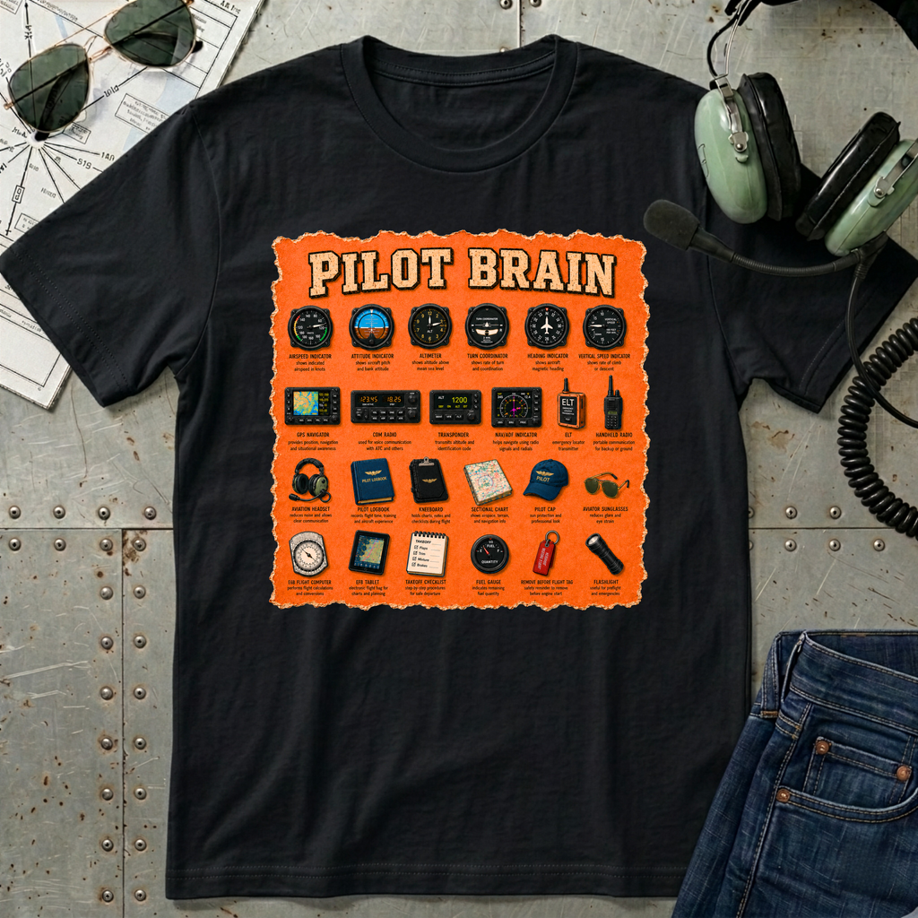Pilot Brain T-Shirt