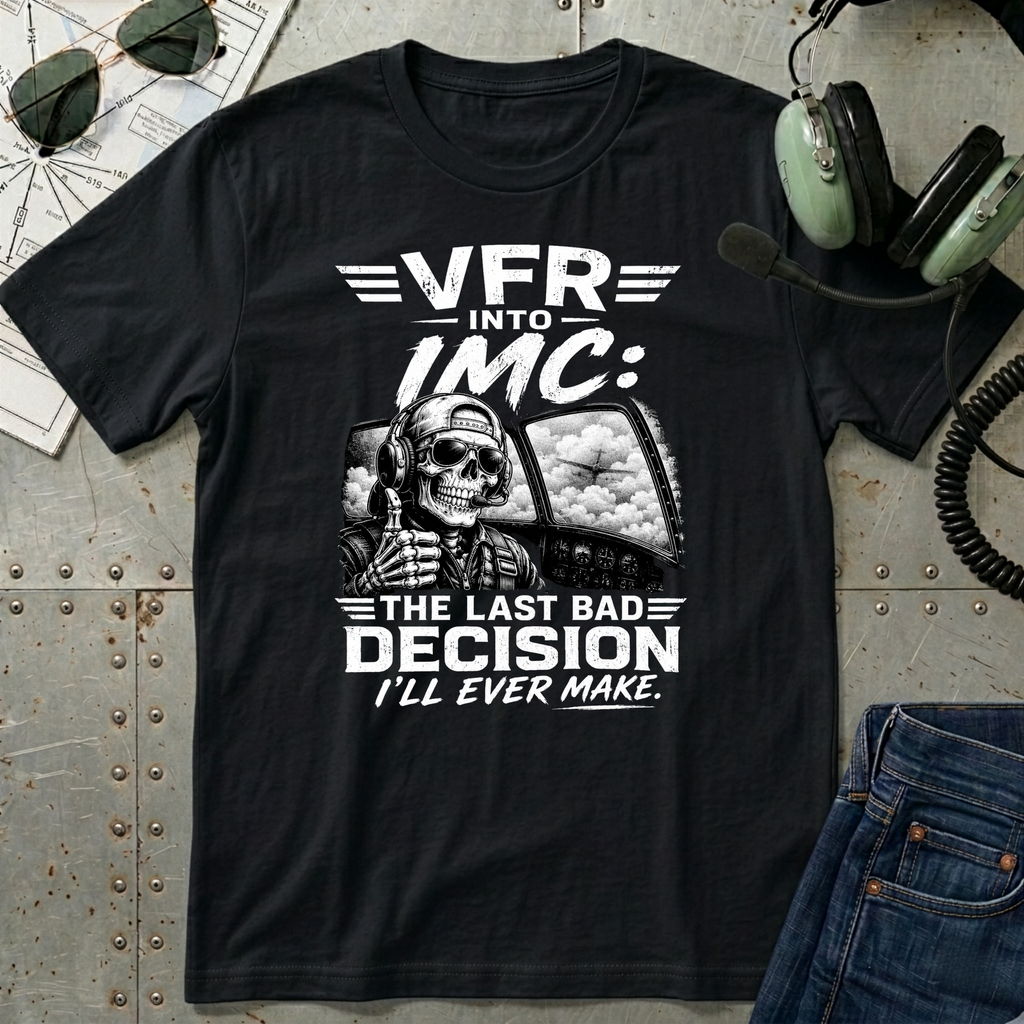 My Last Bad Decision Skeleton T-Shirt