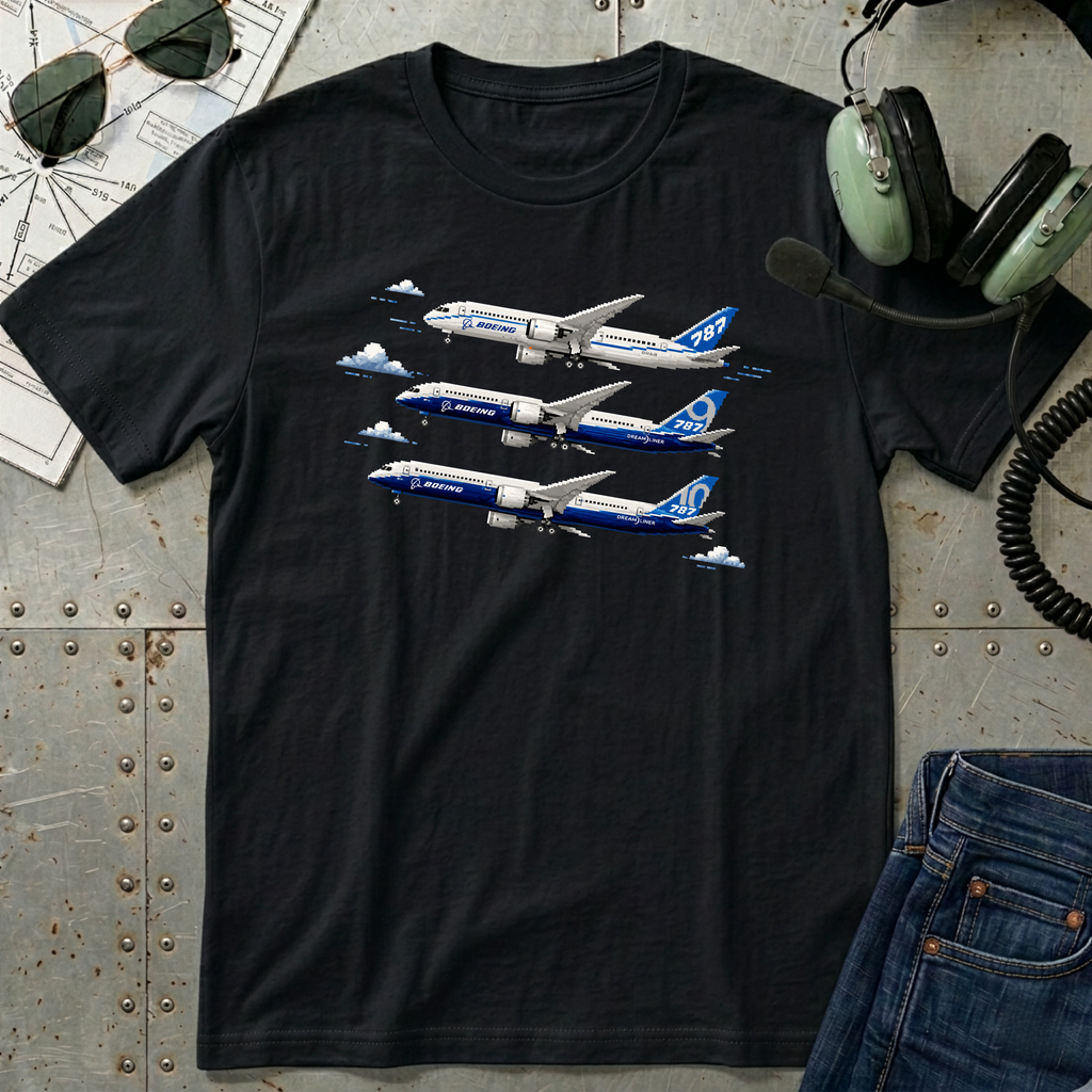 787 Airplane T-Shirt