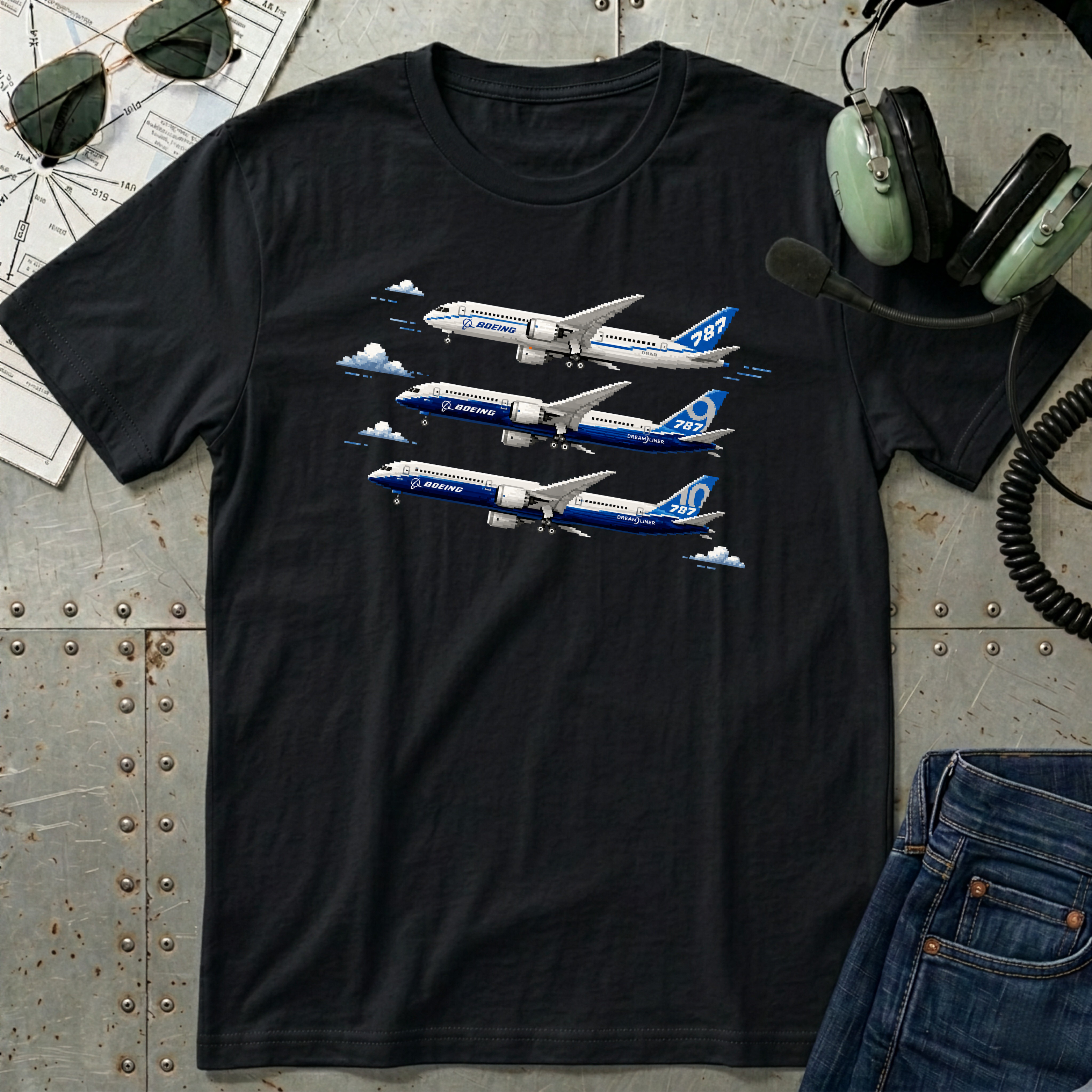 787 Airplane T-Shirt
