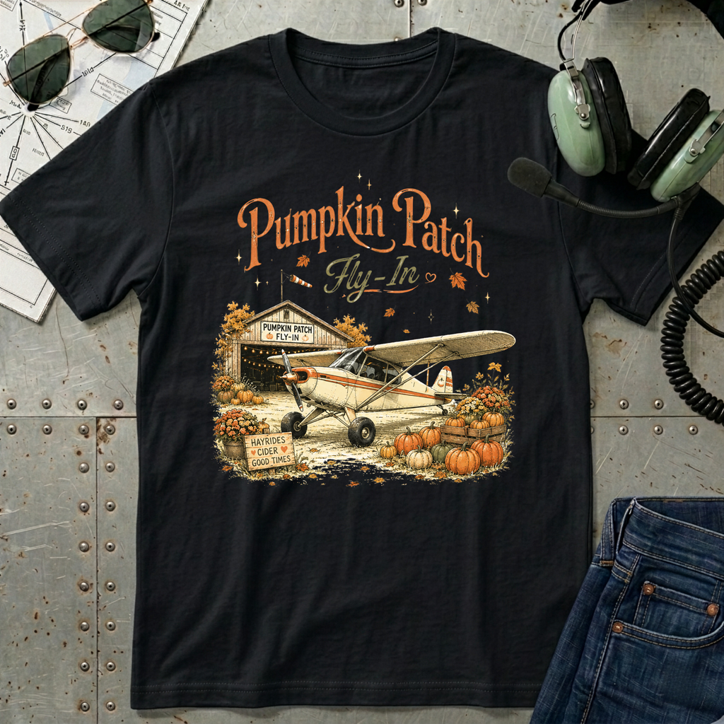 Pumpkin Patch Fly-In Halloween T-Shirt