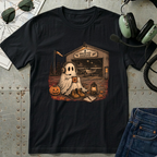 Cute Ghost & Pumpkin - Halloween T-Shirt
