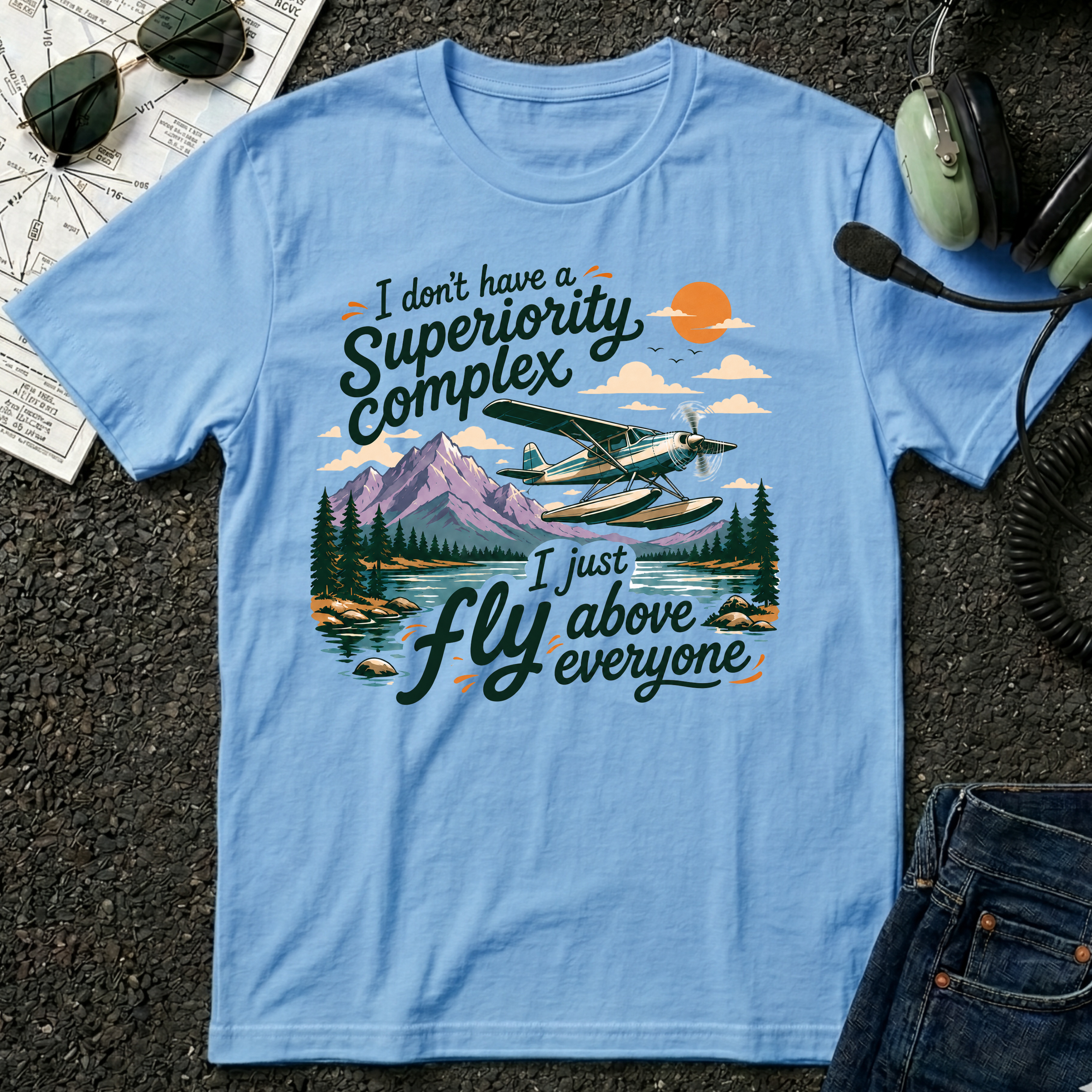 Fly Above Seaplane T-Shirt