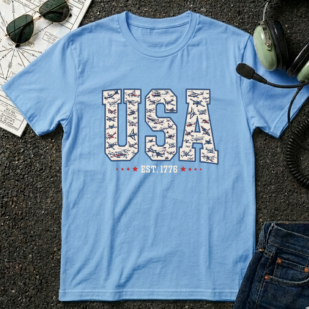 USA Airplanes T-Shirt