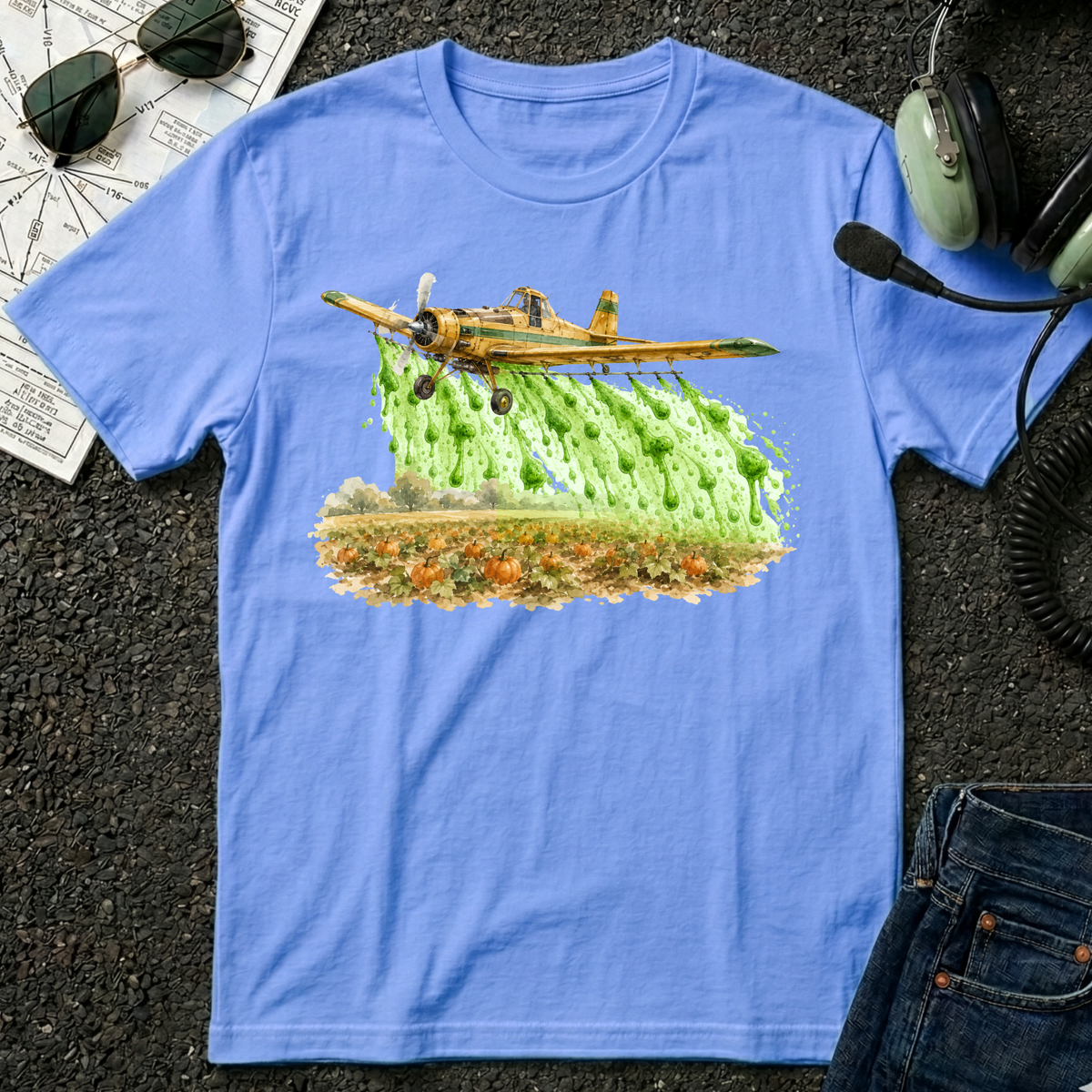 Monster Goo Crop Duster T-Shirt