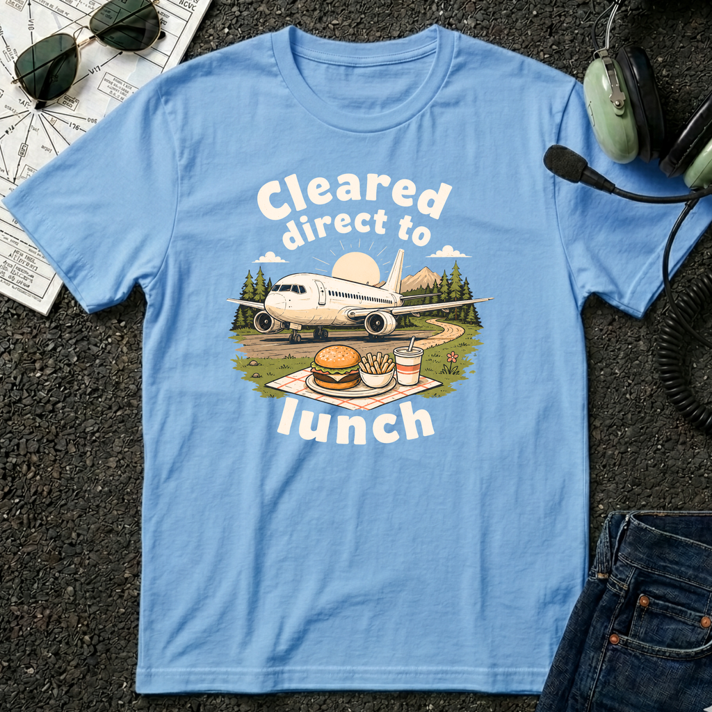 Cleared Direct to Lunch Graphic T-Shirt