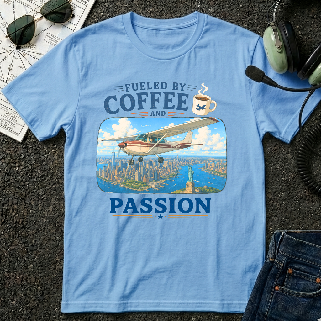 Fueled By Coffee and Passion C-152 T-Shirt