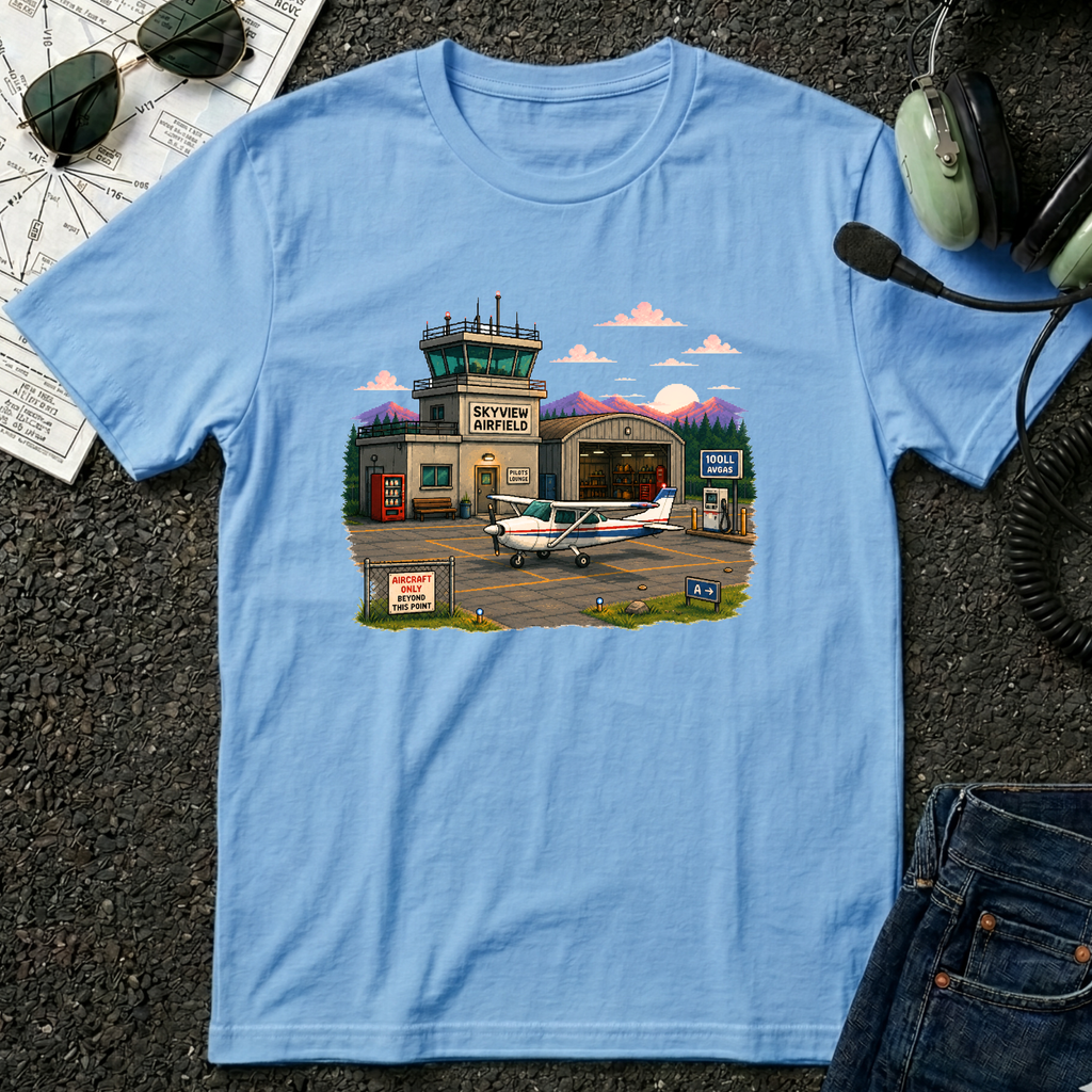 Sunset Airfield T-Shirt