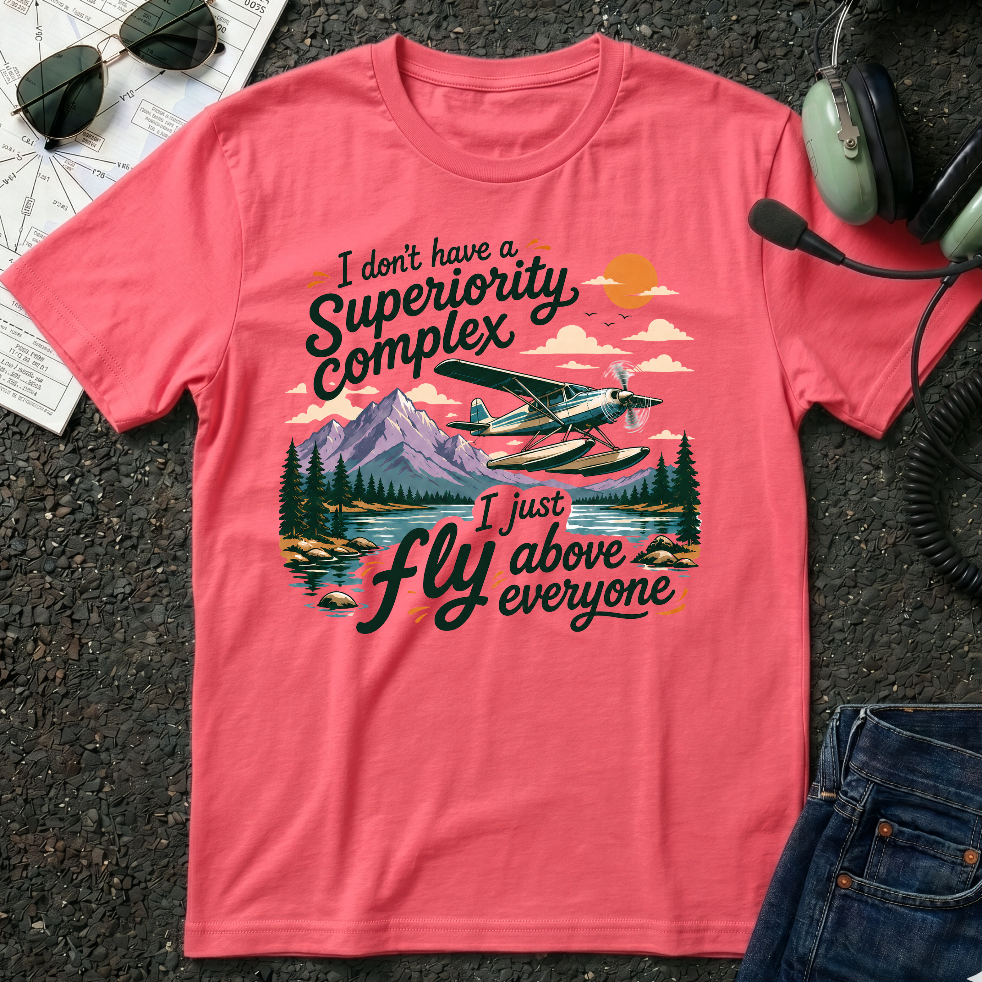 Fly Above Seaplane T-Shirt