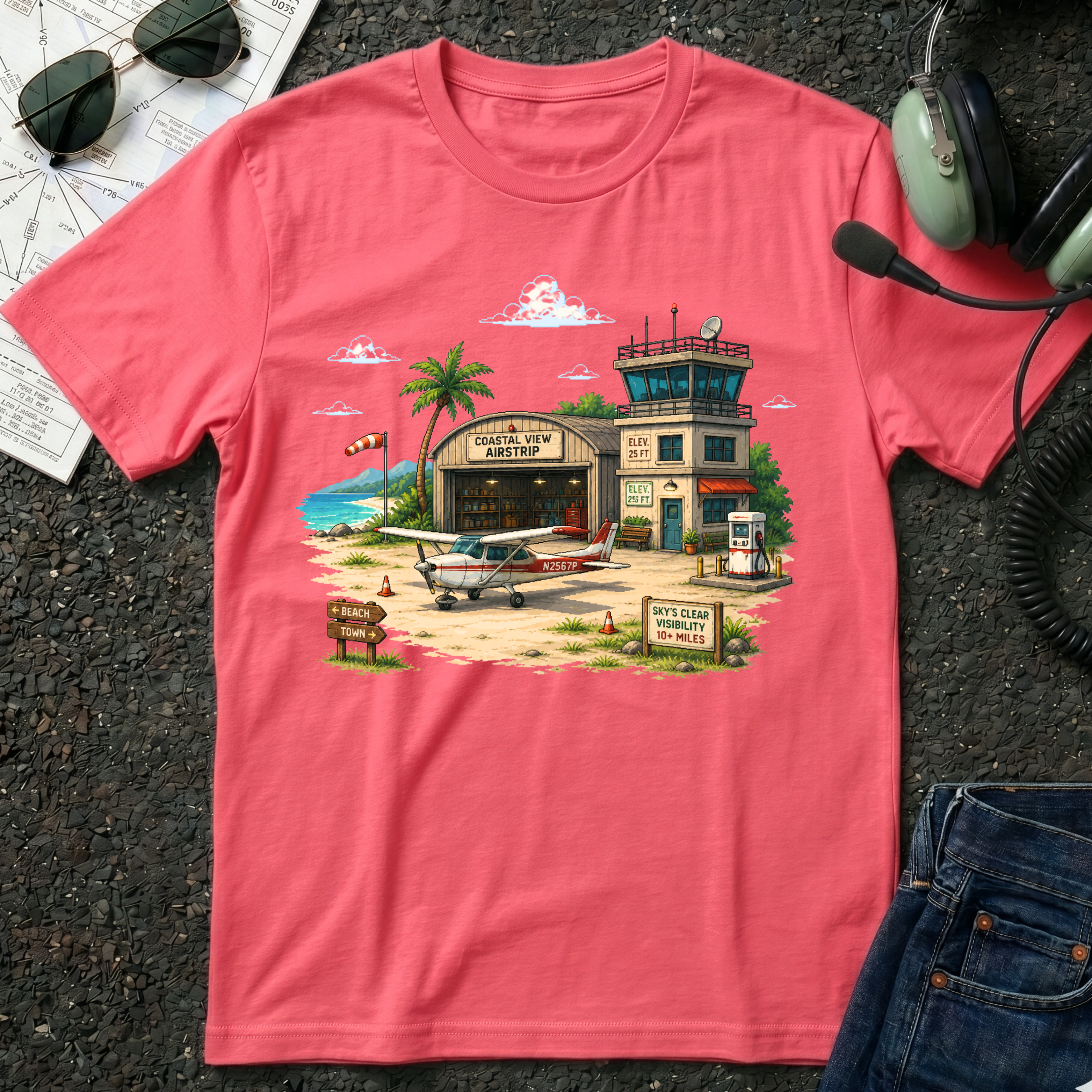 Beach Airport T-Shirt