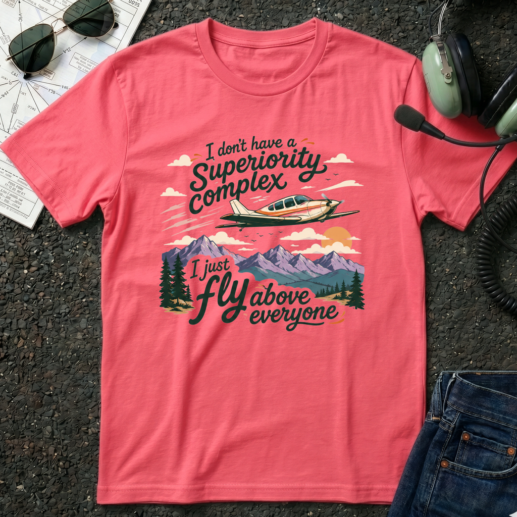 Fly above Single Engine T-Shirt